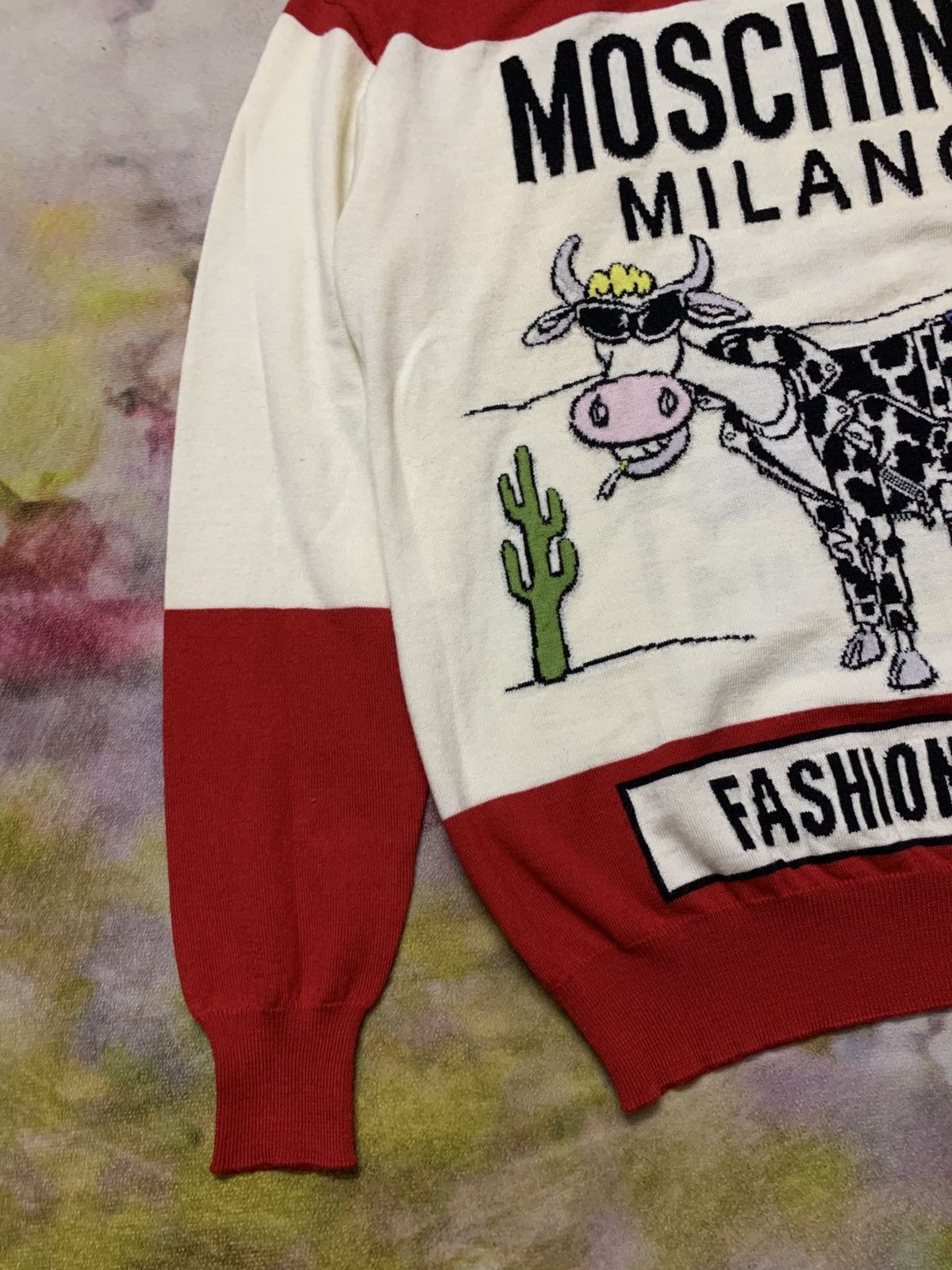 Moschino Moschino ‘Fashion Kills’ Sweatshirt Knit Size US M / EU 48-50 / 2 - 3 Thumbnail