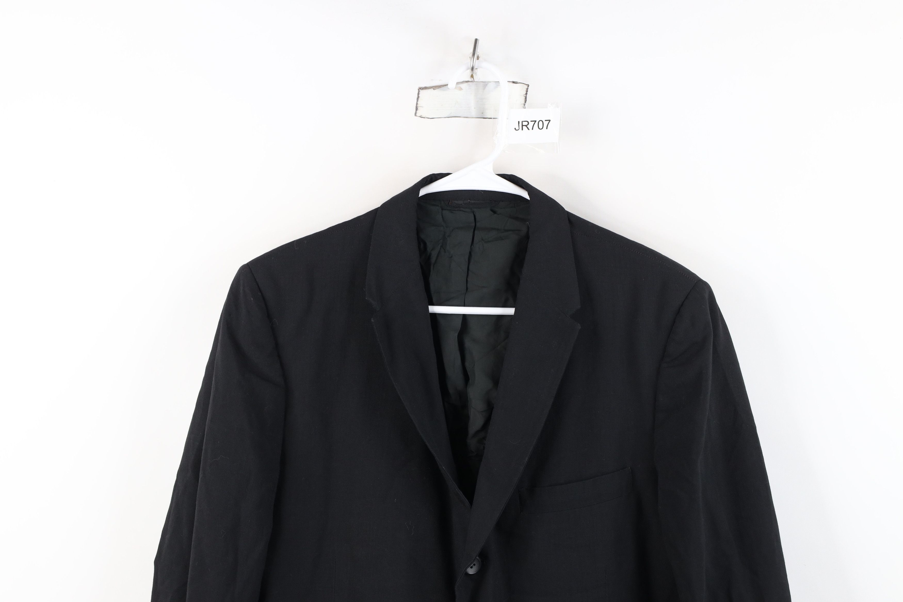 Vintage Vintage 60s Rockabilly Wool Dacron 3 Button Suit Jacket USA Size US XXL / EU 58 / 5 - 2 Thumbnail