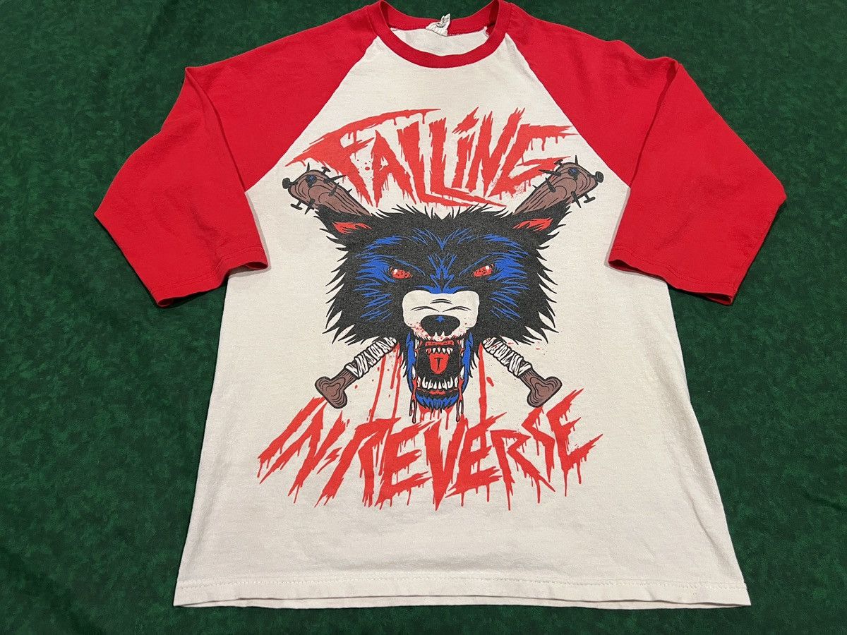 Band Tees Falling In Reverse Band - Ronnie Radke #01 - Baseball Shirt Size US S / EU 44-46 / 1 - 1 Thumbnail
