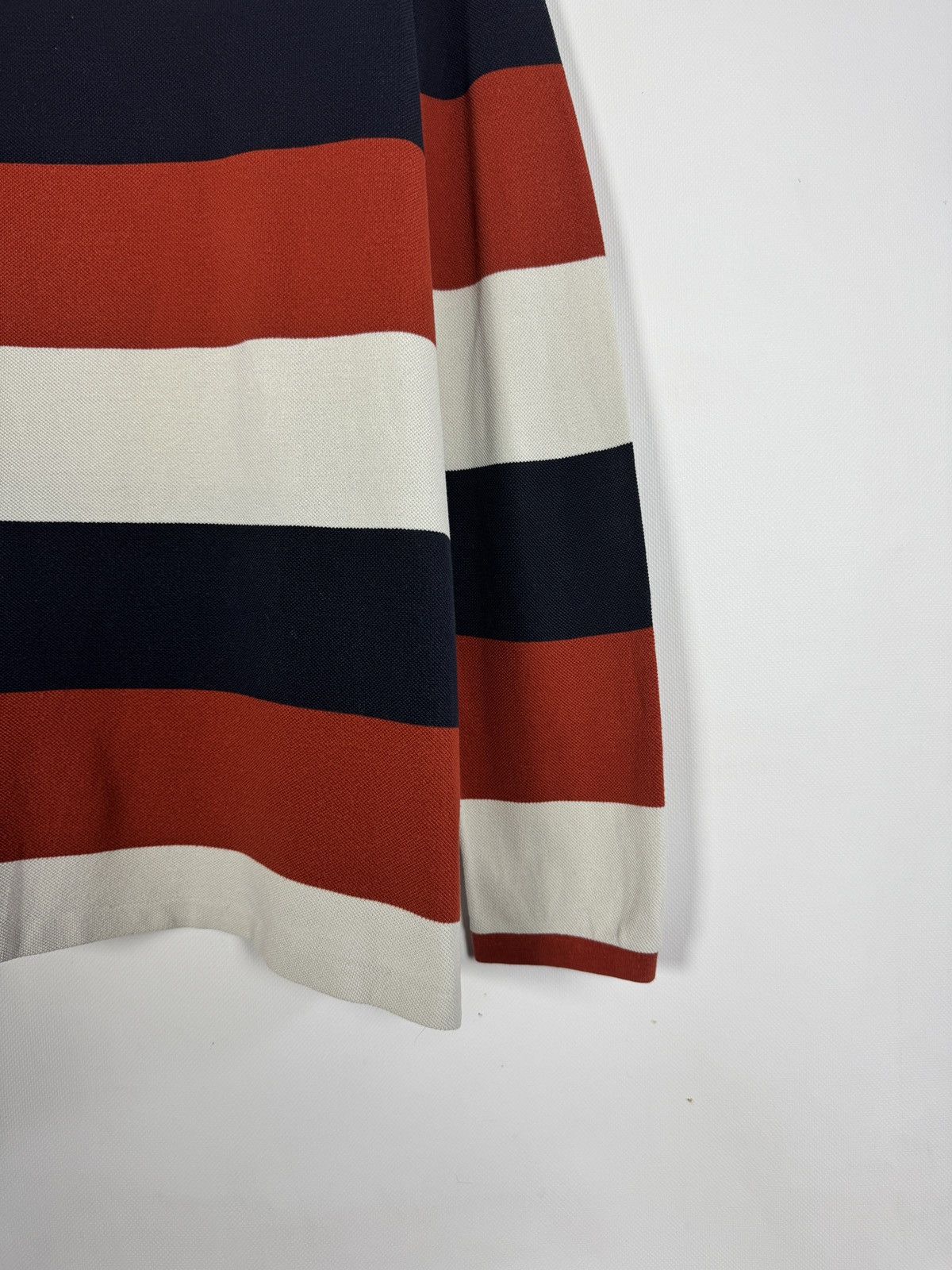 Lacoste Lacoste Long Sleeve Striped Polo Shirt Rugby Style Size 6 Size US XL / EU 56 / 4 - 14 Thumbnail