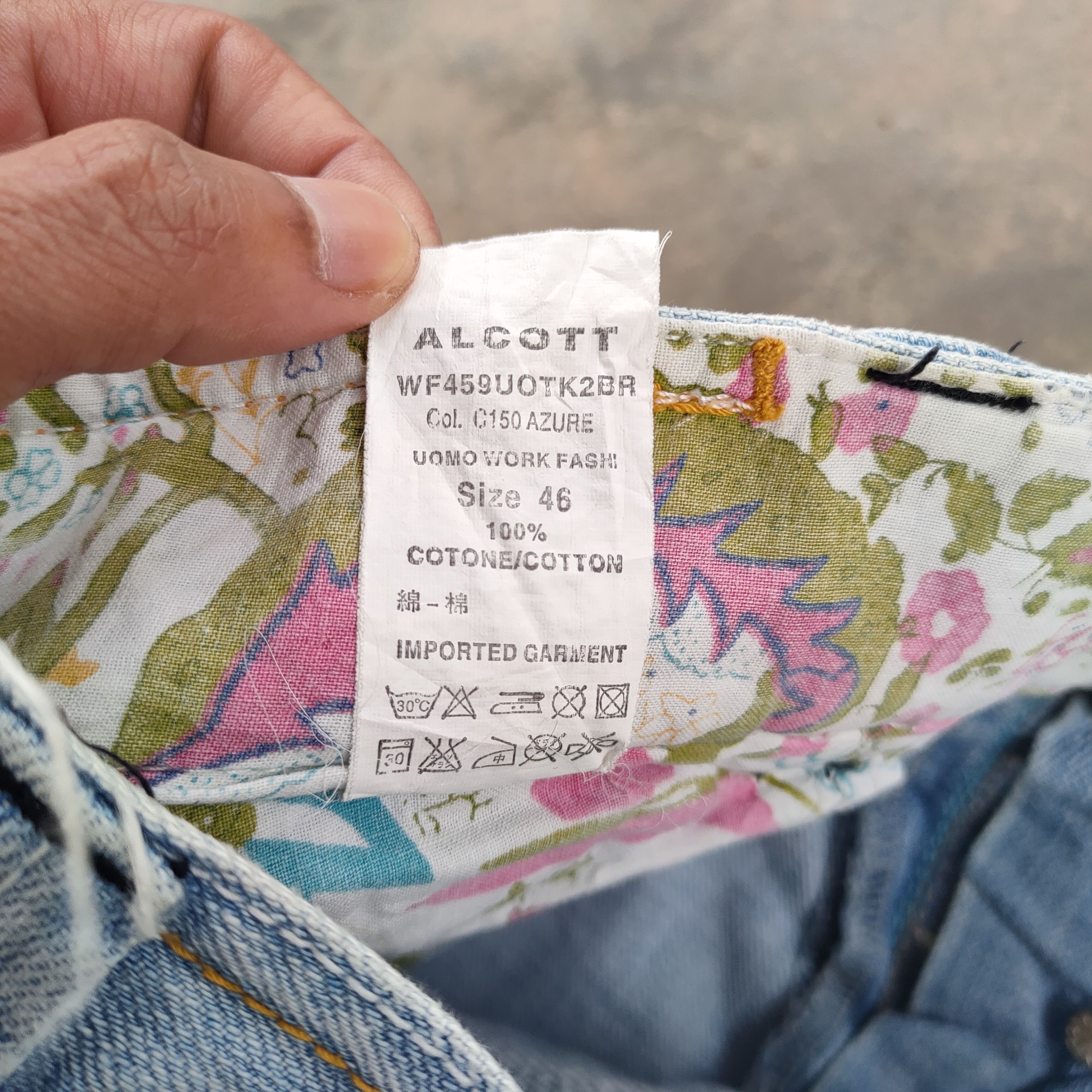 Japanese Brand VINTAGE JAPANESE ALCOTT ART FADED JEANS PANTS Size US 32 / EU 48 - 13 Thumbnail