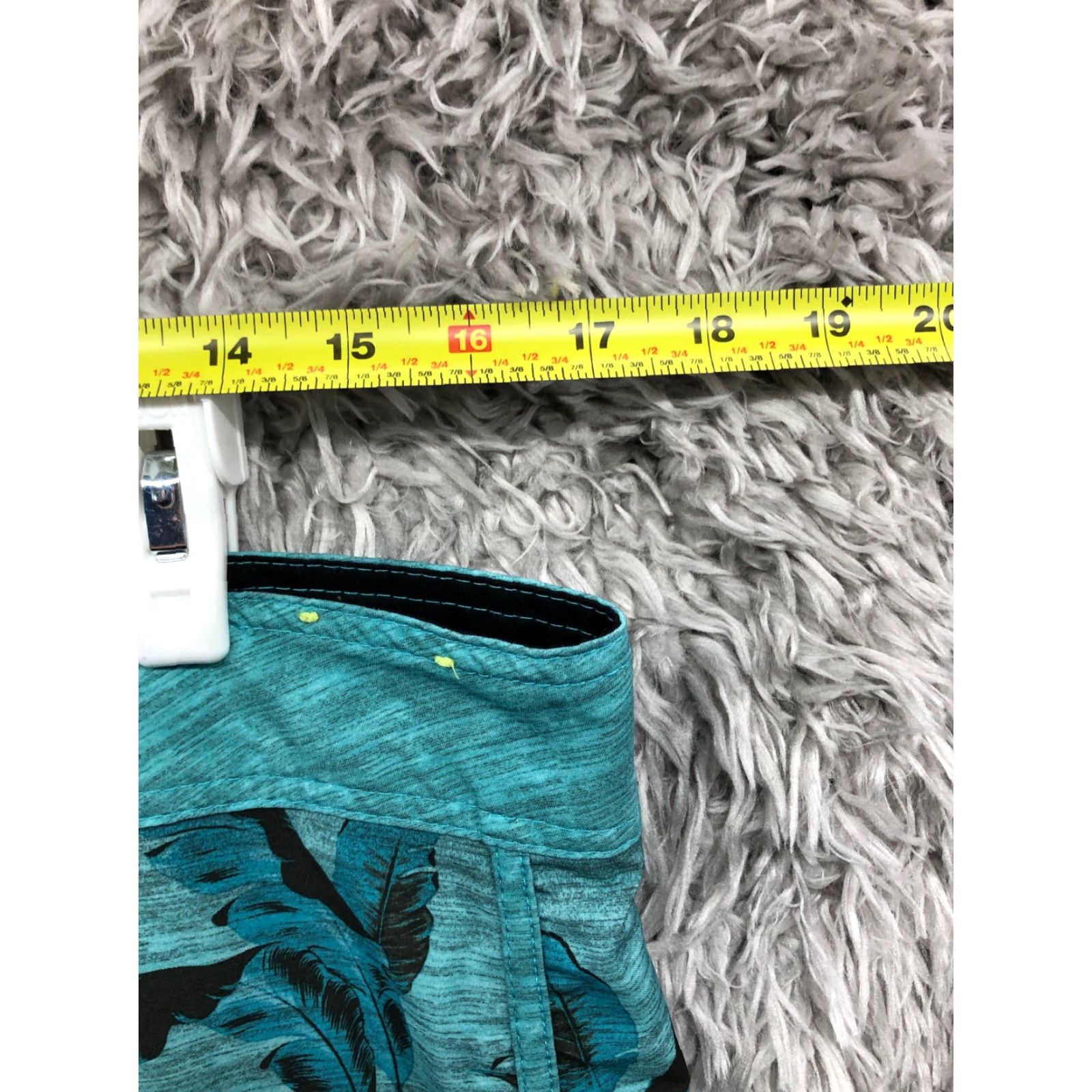 Swims Ocean Current Mens Hybrid Board Shorts 38 Green Swim 10" Inseam Stretch Regular Men Bottom Size US 36 / EU 52 - 2 Thumbnail