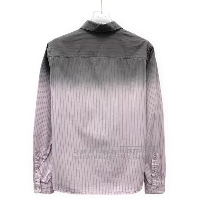 Prada Prada Colour-blocked vertical striped cotton lapel single- Size US XXS / EU 40 - 2 Thumbnail