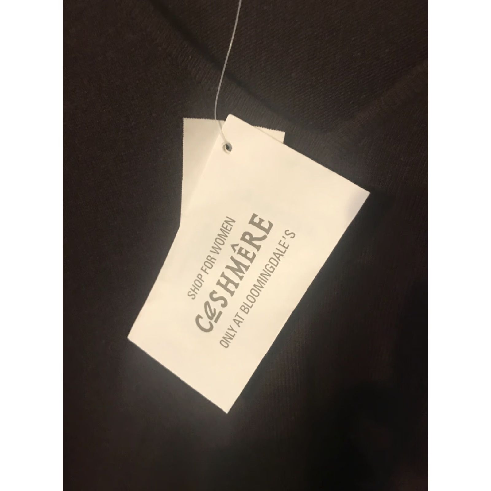 Bloomingdale's Bloomingdale's Cashmere Sweater V-Neck Long Sleeve 3X Brown Raglan Logo Pullover All Seasons Casual Womens Size XXL / US 16-18 / IT 52-54 - 4 Thumbnail
