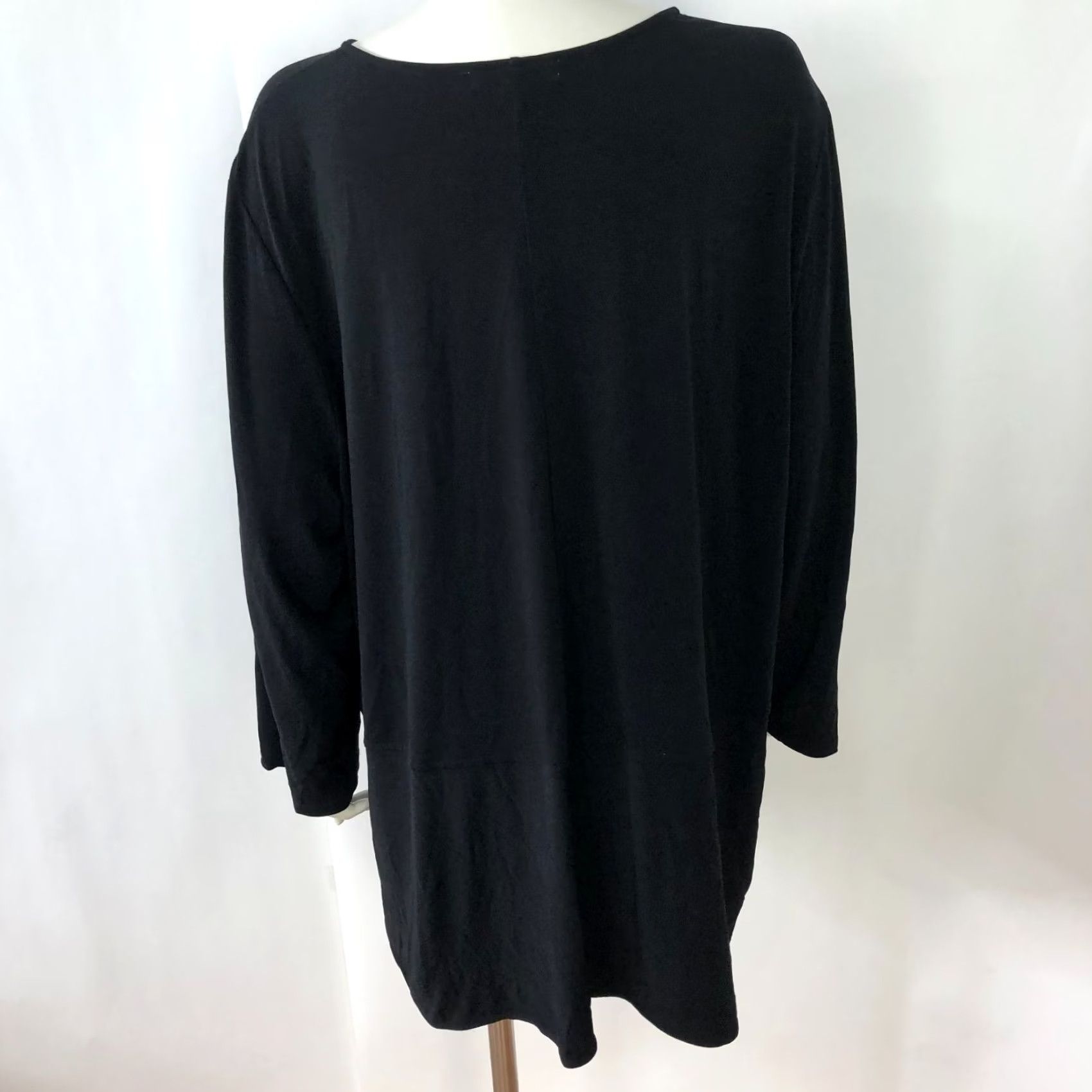 Ralph Lauren Lauren Ralph Lauren Plus 3X Blouse Shirt Top Black Size XXL / US 16-18 / IT 52-54 - 3 Thumbnail