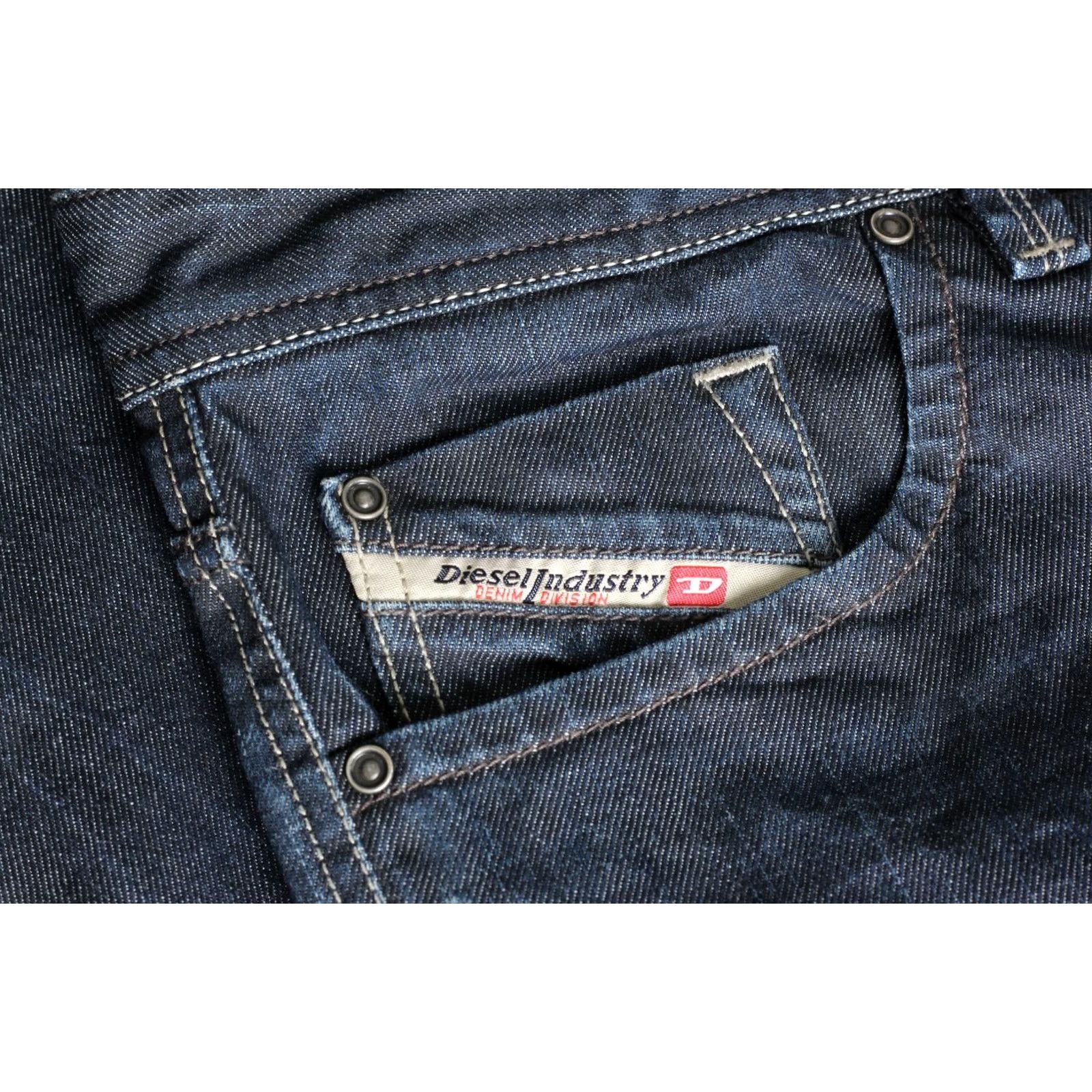 Diesel DIESEL Jeans Men Size 32/30 W32 L30 Regular Straight Blue Italy DZ8022 Size US 32 / EU 48 - 4 Thumbnail