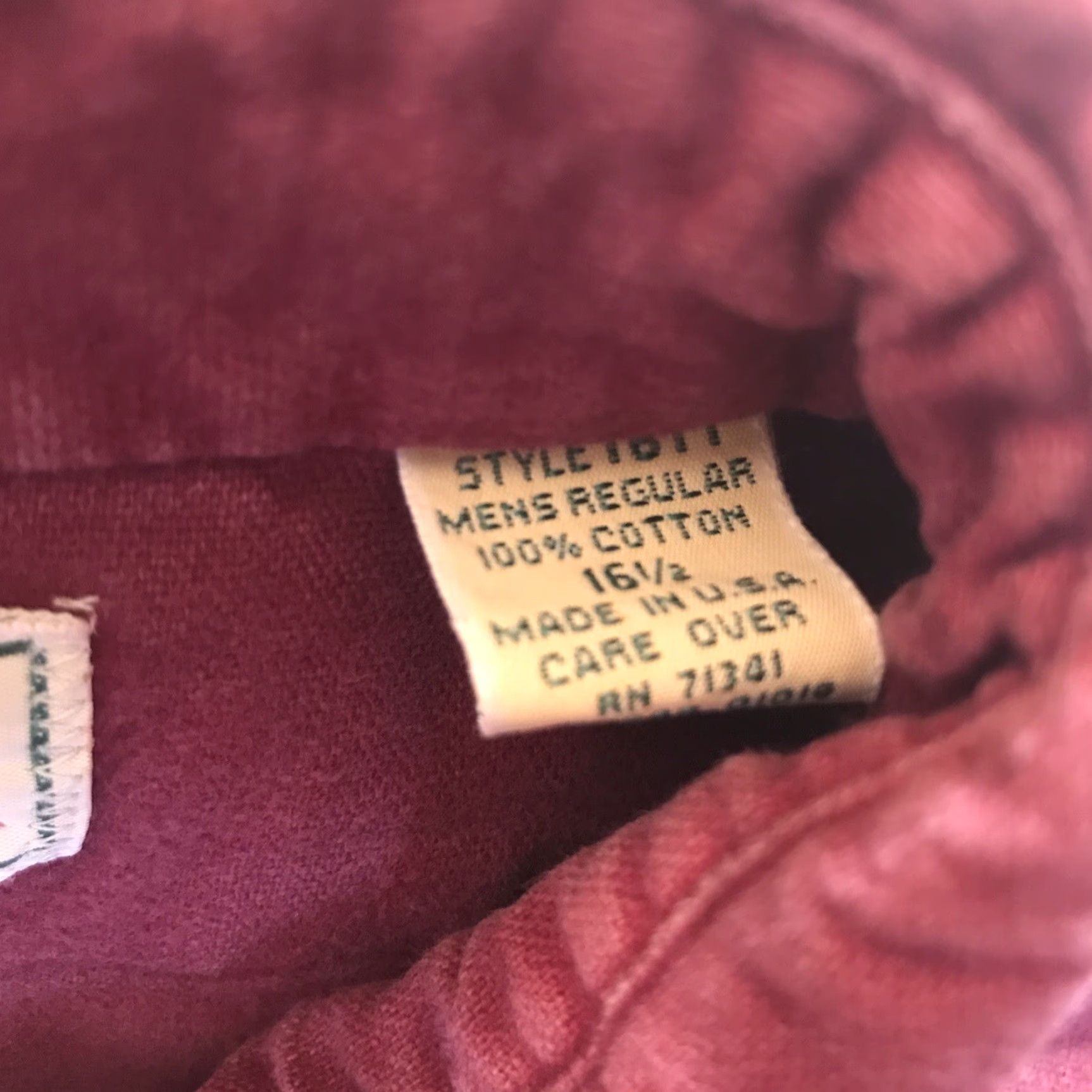 Vintage VINTAGE LL Bean Chamois Flannel Shirt Red Long Sleeve LT Big & Tall Outdoor Mens Size US L / EU 52-54 / 3 - 3 Thumbnail
