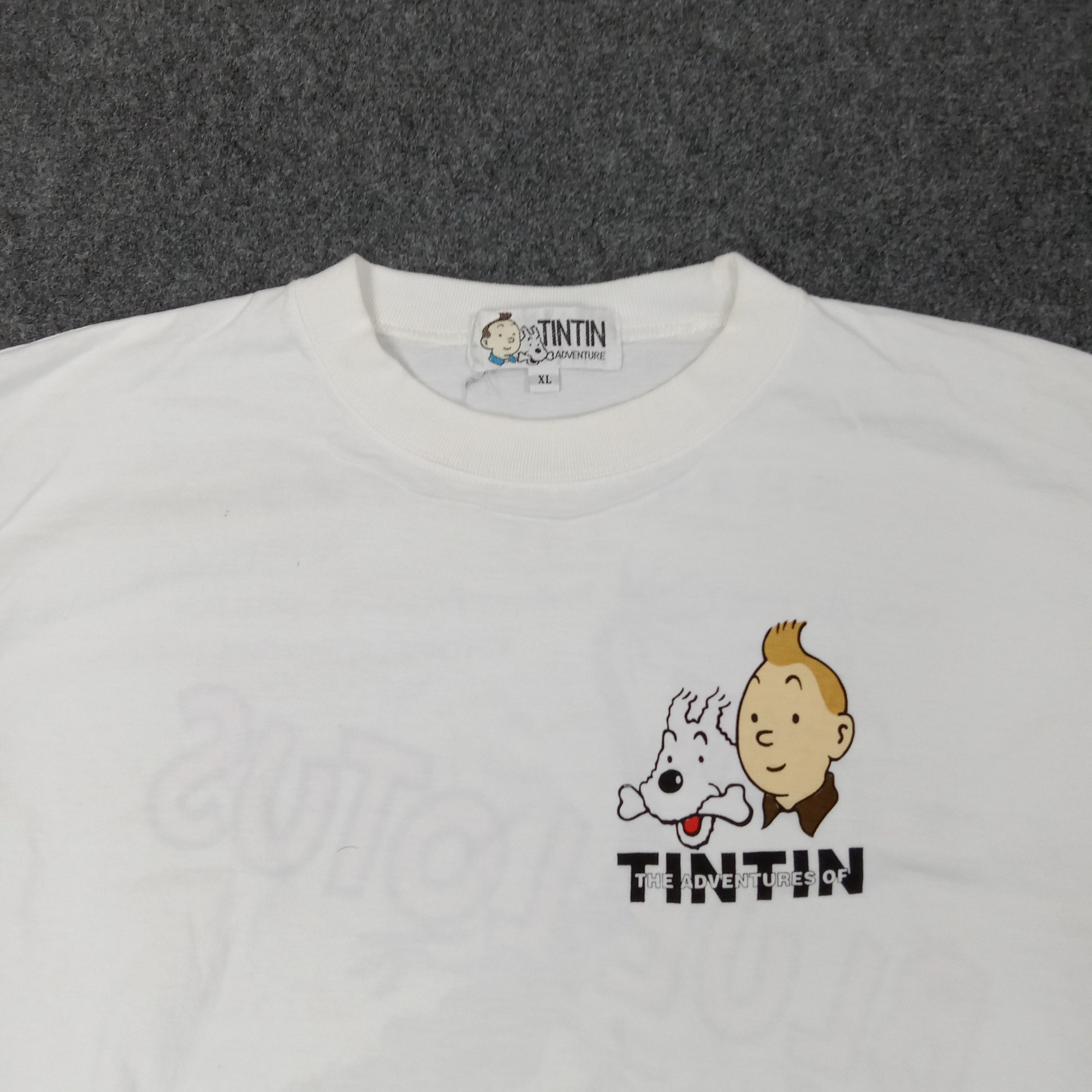 Cartoon Network Adventure of Tintin The Blue Lotus Cartoon Tshirt C259N5 Size US L / EU 52-54 / 3 - 4 Thumbnail