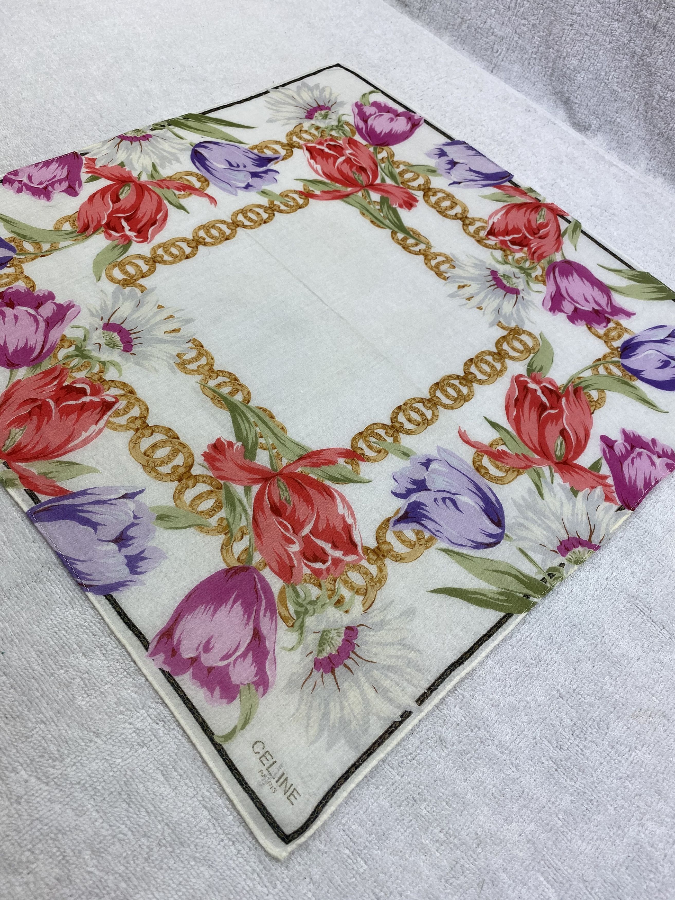 Celine Celine Handkerchief / Bandana / Neckerchief Size ONE SIZE - 4 Thumbnail