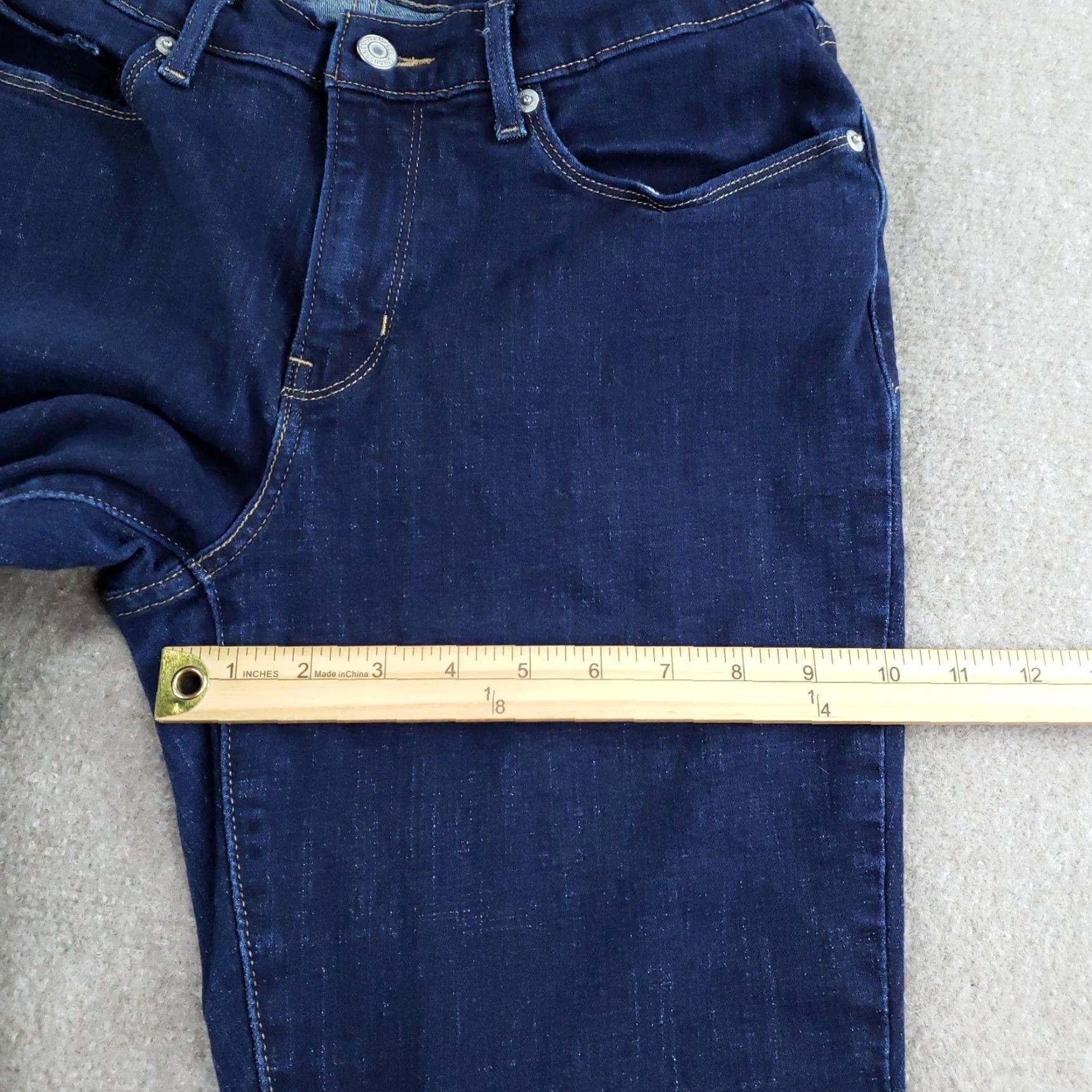 Levi's Levi's Classic Bootcut Jeans Womens 10M 30x30 Dark Wash Blue Denim Stretch Size 30" / US 8 / IT 44 - 5 Thumbnail