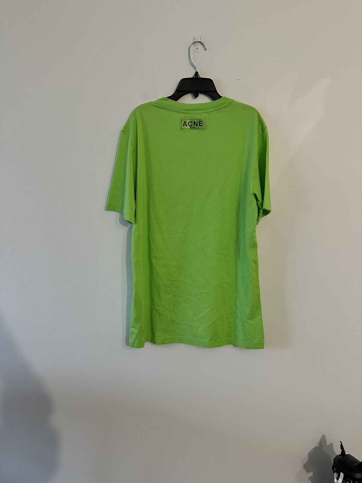 Acne Studios Acne Studios Everest Logo Sharp Green Black Cotton Tee S? Size US S / EU 44-46 / 1 - 3 Thumbnail