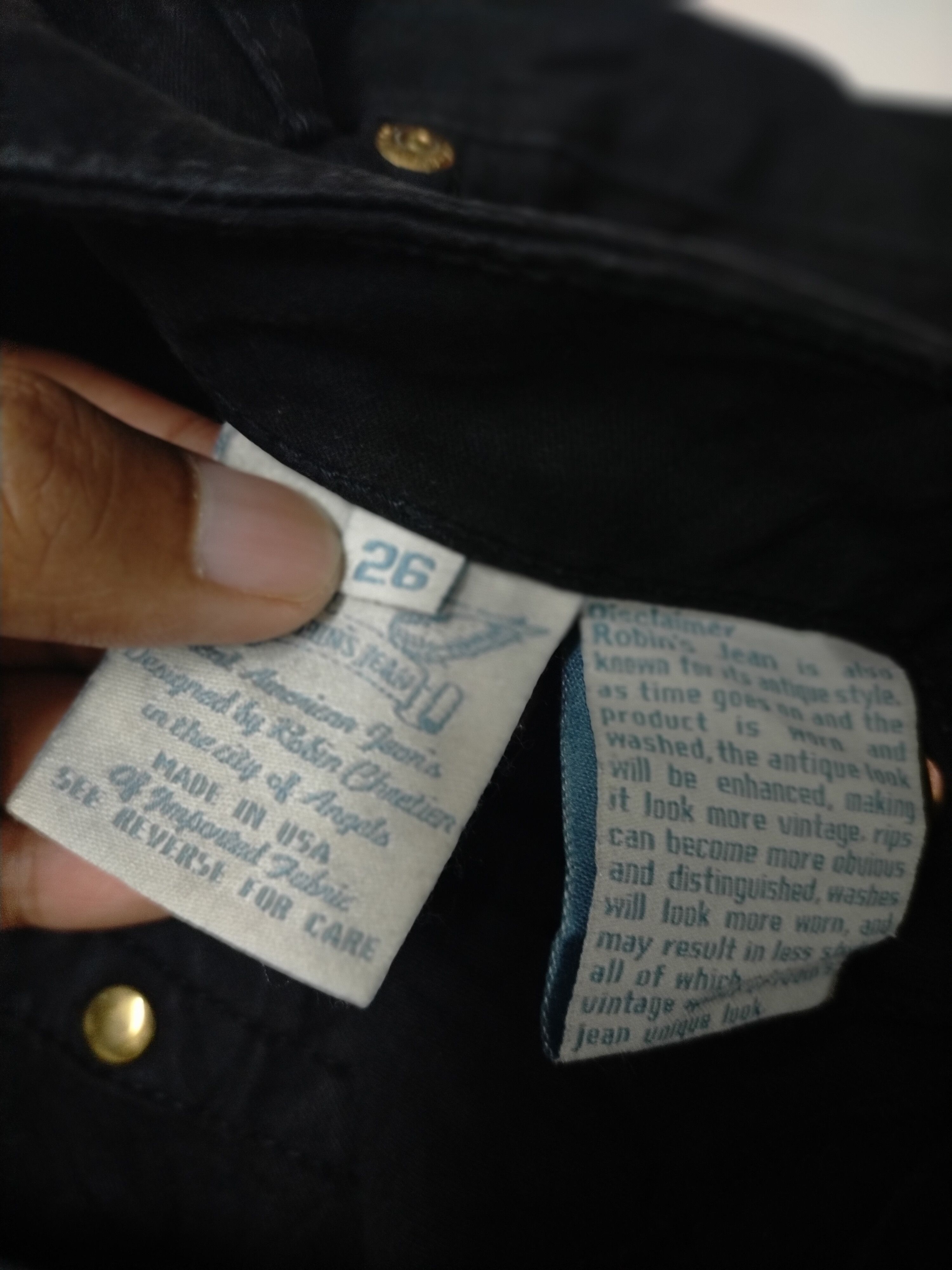 Robins Jeans Robin Wings Jeans Size 26" / US 2 / IT 38 - 4 Thumbnail