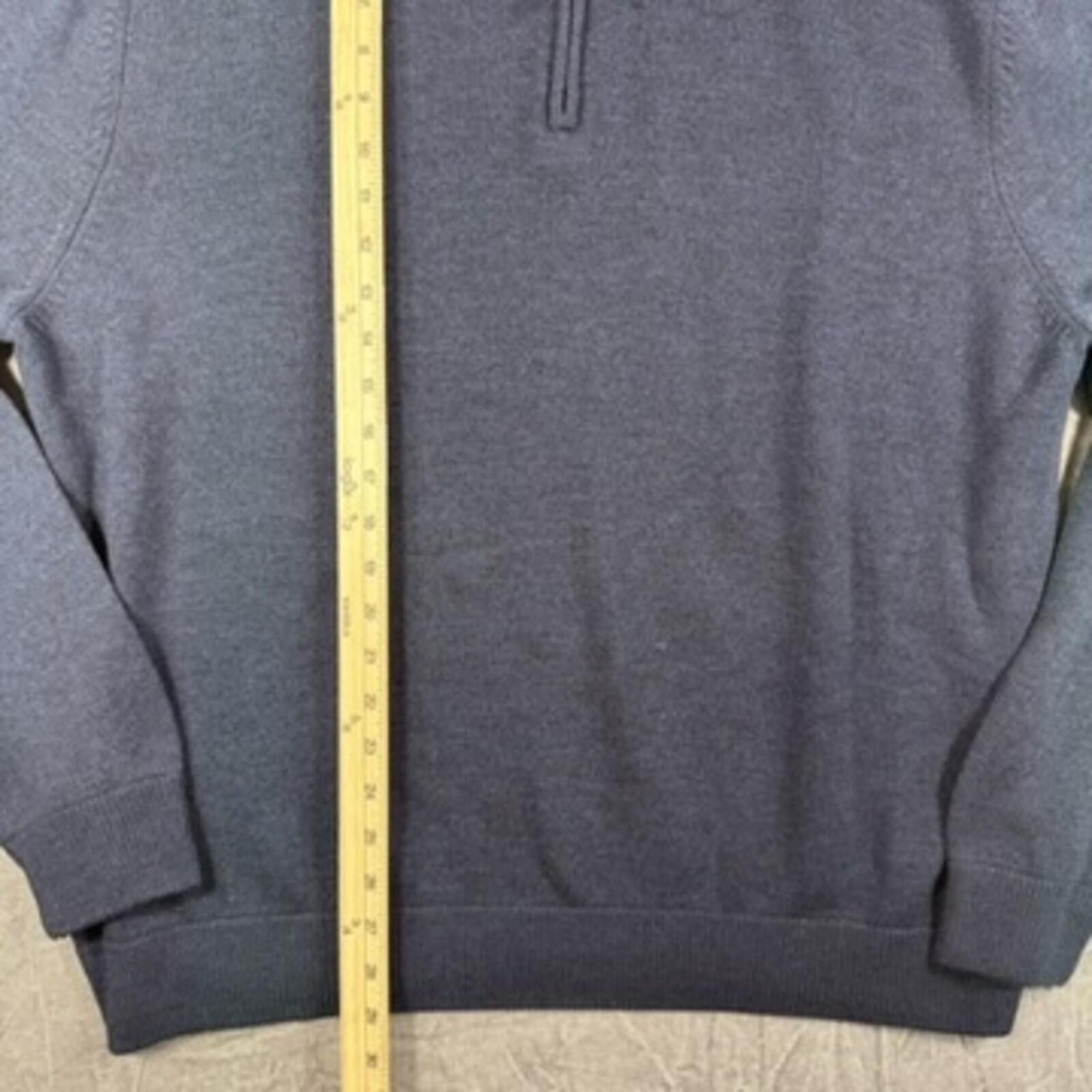 Brooks Brothers Brooks Brothers Sweater Mens 2XL Navy 346 Zip Merino Wool Size US XXL / EU 58 / 5 - 3 Thumbnail