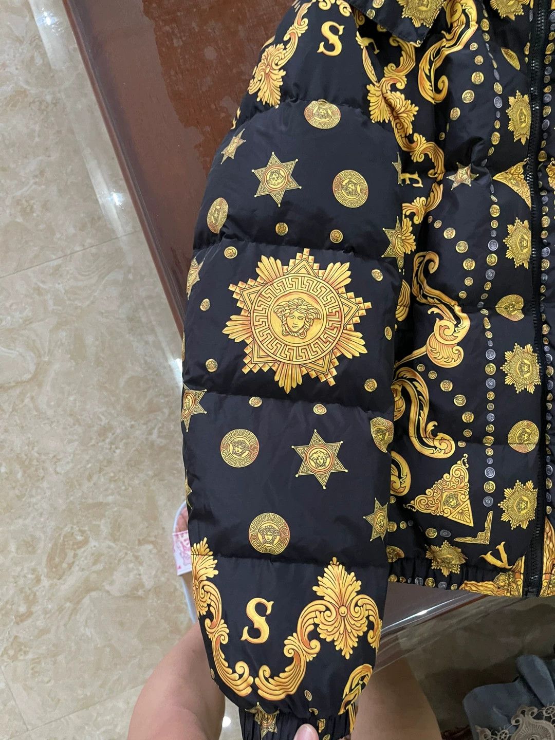 Versace Versace Full Logo Super Cool Goose Down Jacket Size US M / EU 48-50 / 2 - 4 Thumbnail