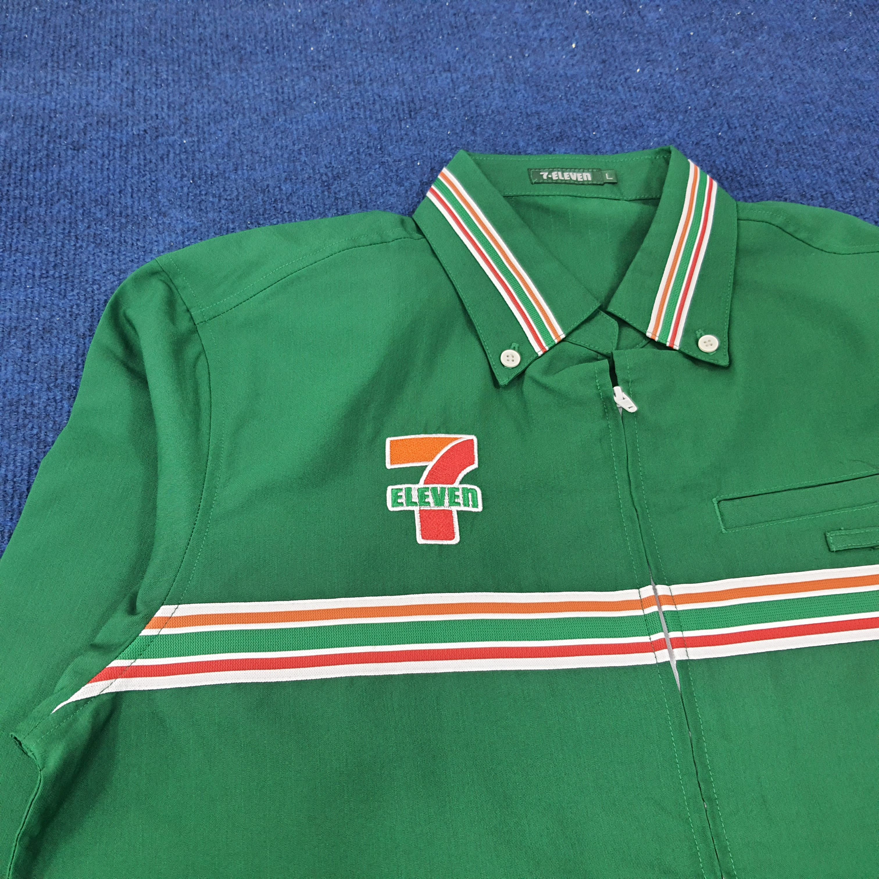 Japanese Brand × Vintage Vintage 7 Eleven Japan Staff Uniform Jacket C219N40 Size US M / EU 48-50 / 2 - 4 Thumbnail