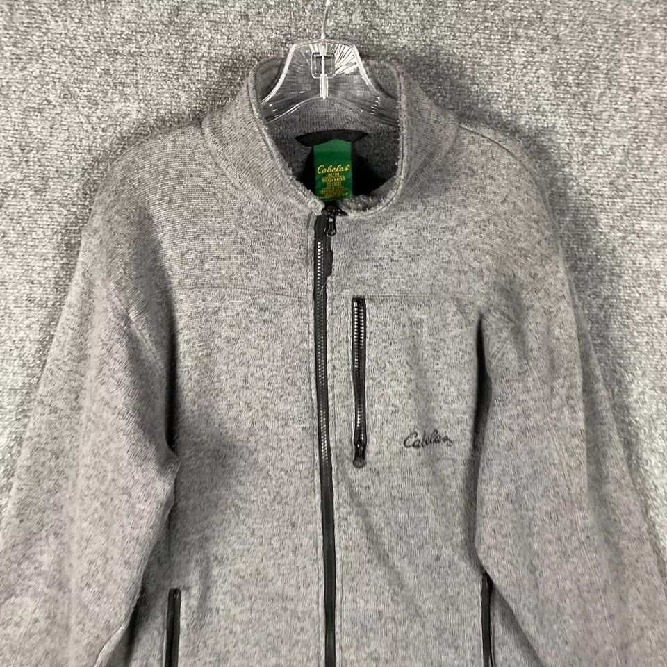 Cabelas Cabela's Fleece Jacket Men's Full Zip 100% Polyester M Size US M / EU 48-50 / 2 - 2 Thumbnail
