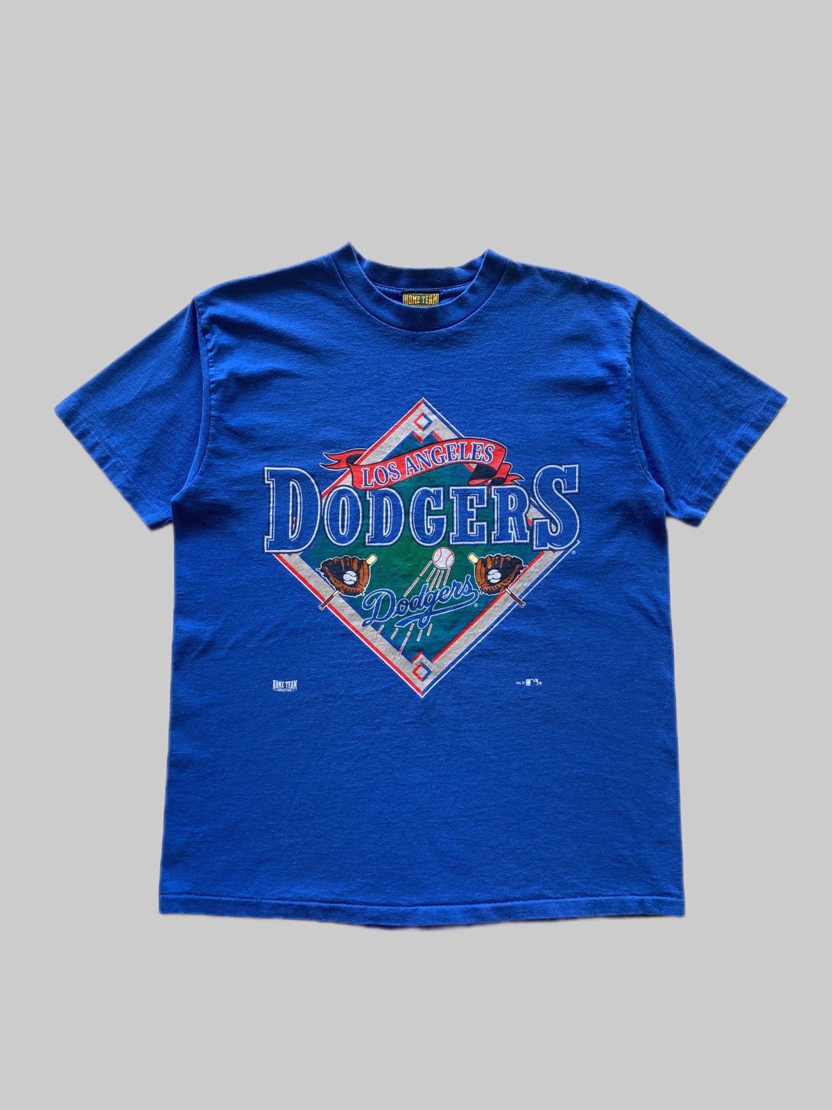 MLB × Vintage RARE 1990s LA DODGERS Single Stitch Tee Size US L / EU 52-54 / 3 - 1 Thumbnail