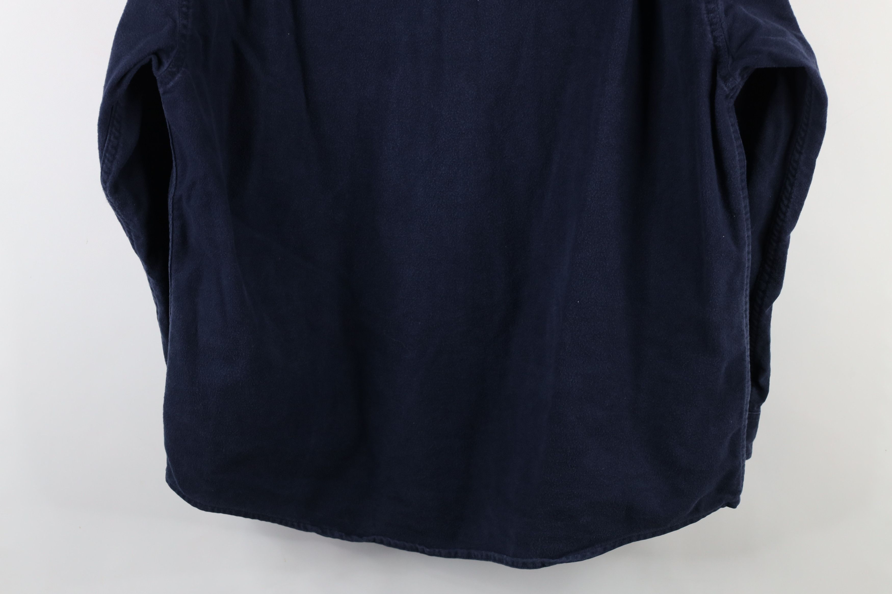 Eddie Bauer Vintage 90s Eddie Bauer Cloth Collared Button Shirt Blue Size US L / EU 52-54 / 3 - 9 Thumbnail
