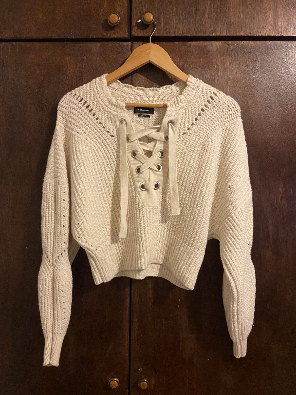 Isabel Marant lace up Knit jumper Size S / US 4 / IT 40 - 1 Thumbnail