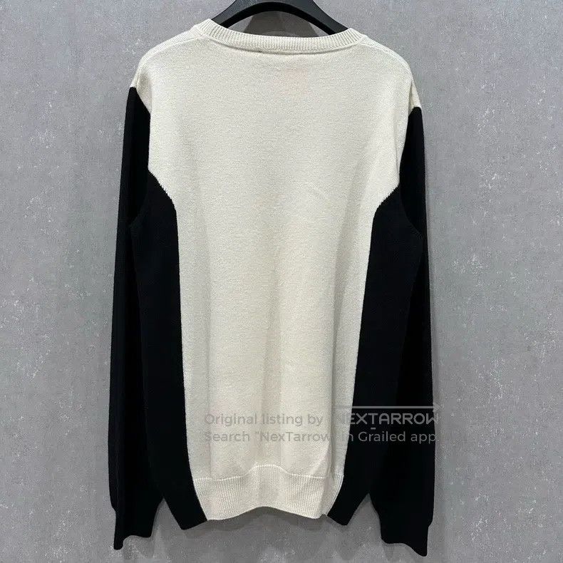 Fendi Fendi Contrast Color Round Neck Knit Sweater Size US L / EU 52-54 / 3 - 2 Thumbnail