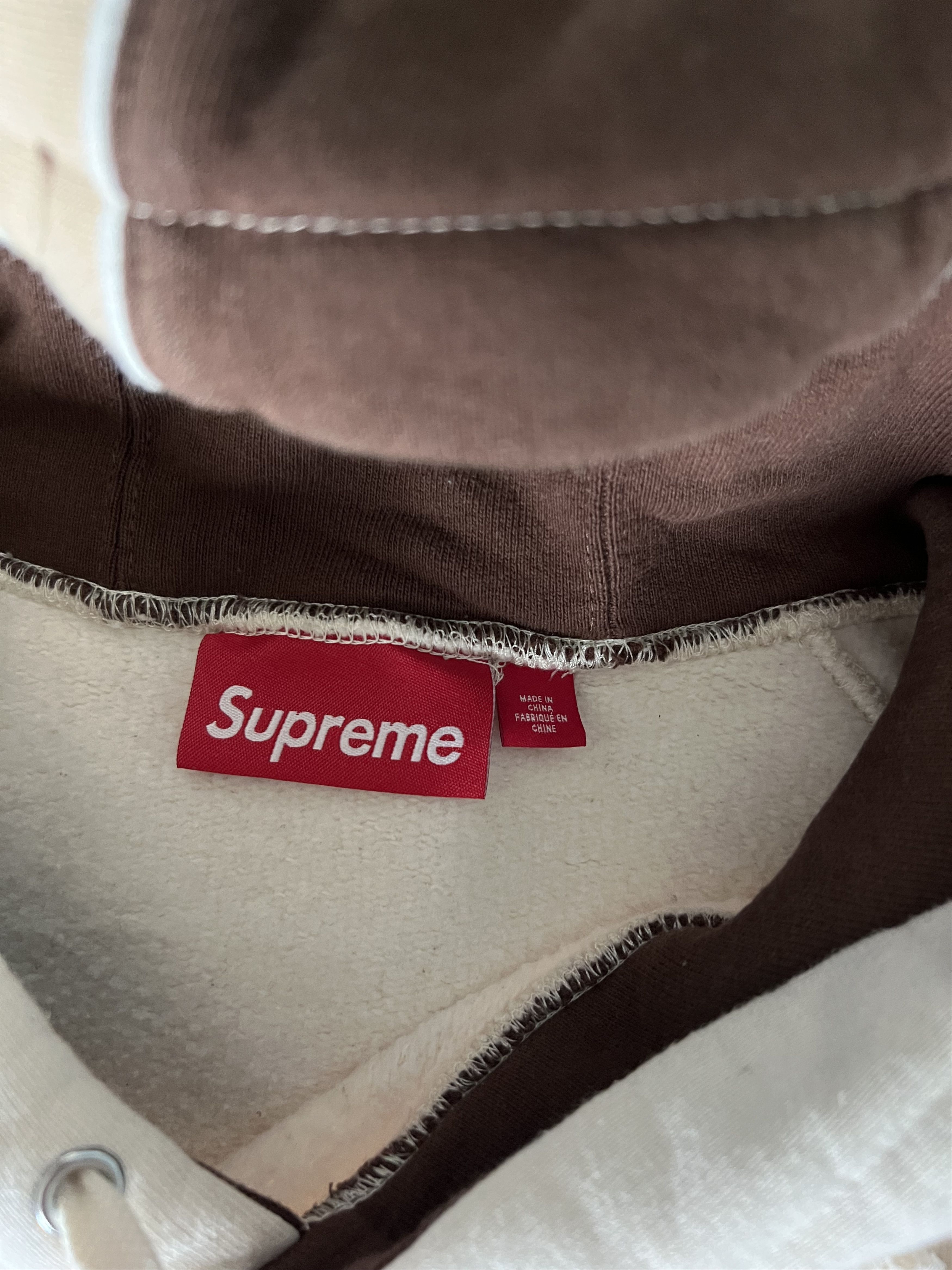 Supreme Supreme Paneled Hoodie in Natural Brown Size US XL / EU 56 / 4 - 6 Thumbnail