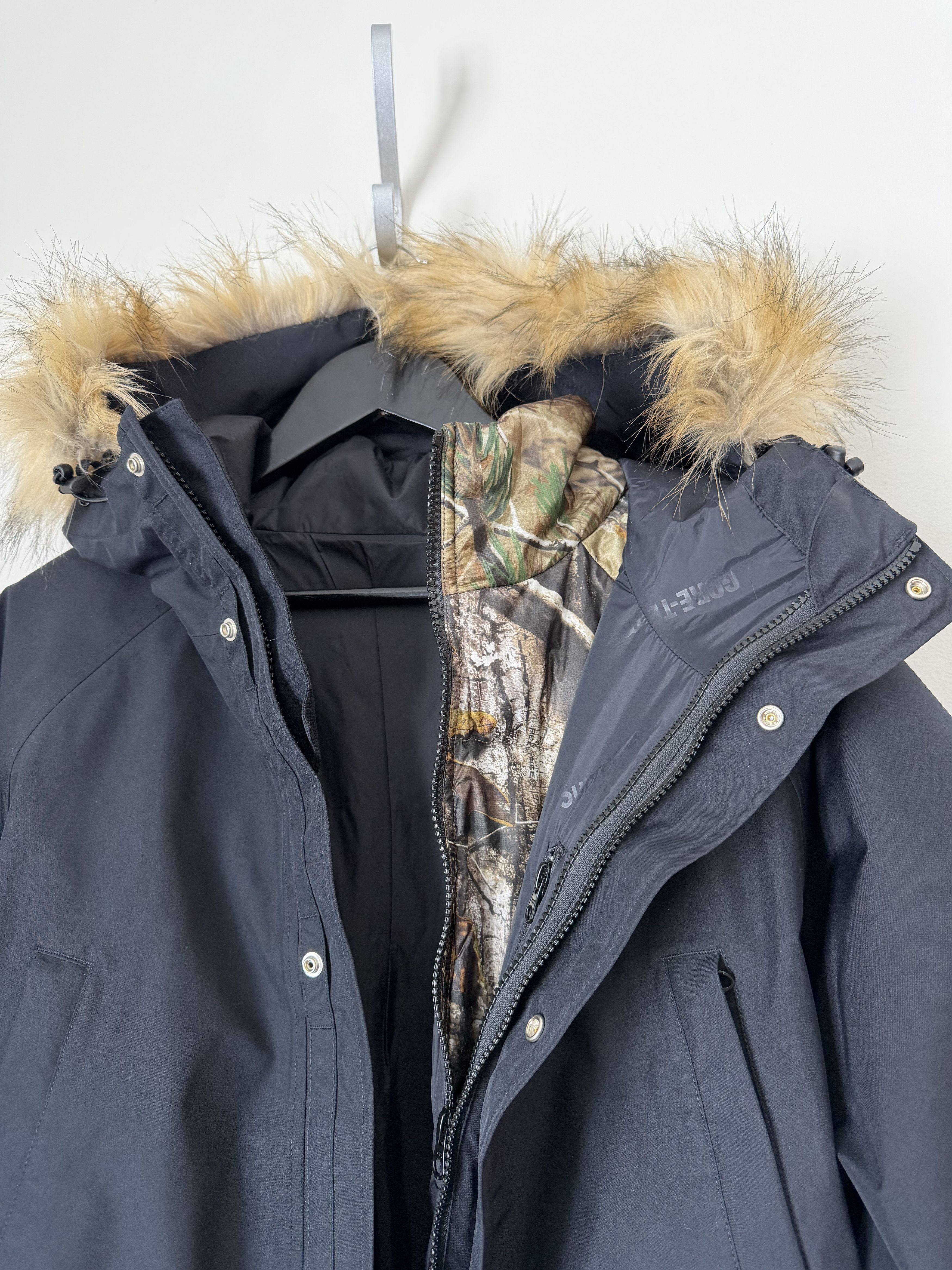 Supreme Supreme Gore-Tex 2 in 1 Reversible 700 Fill Down Parka Black Size US XL / EU 56 / 4 - 8 Thumbnail