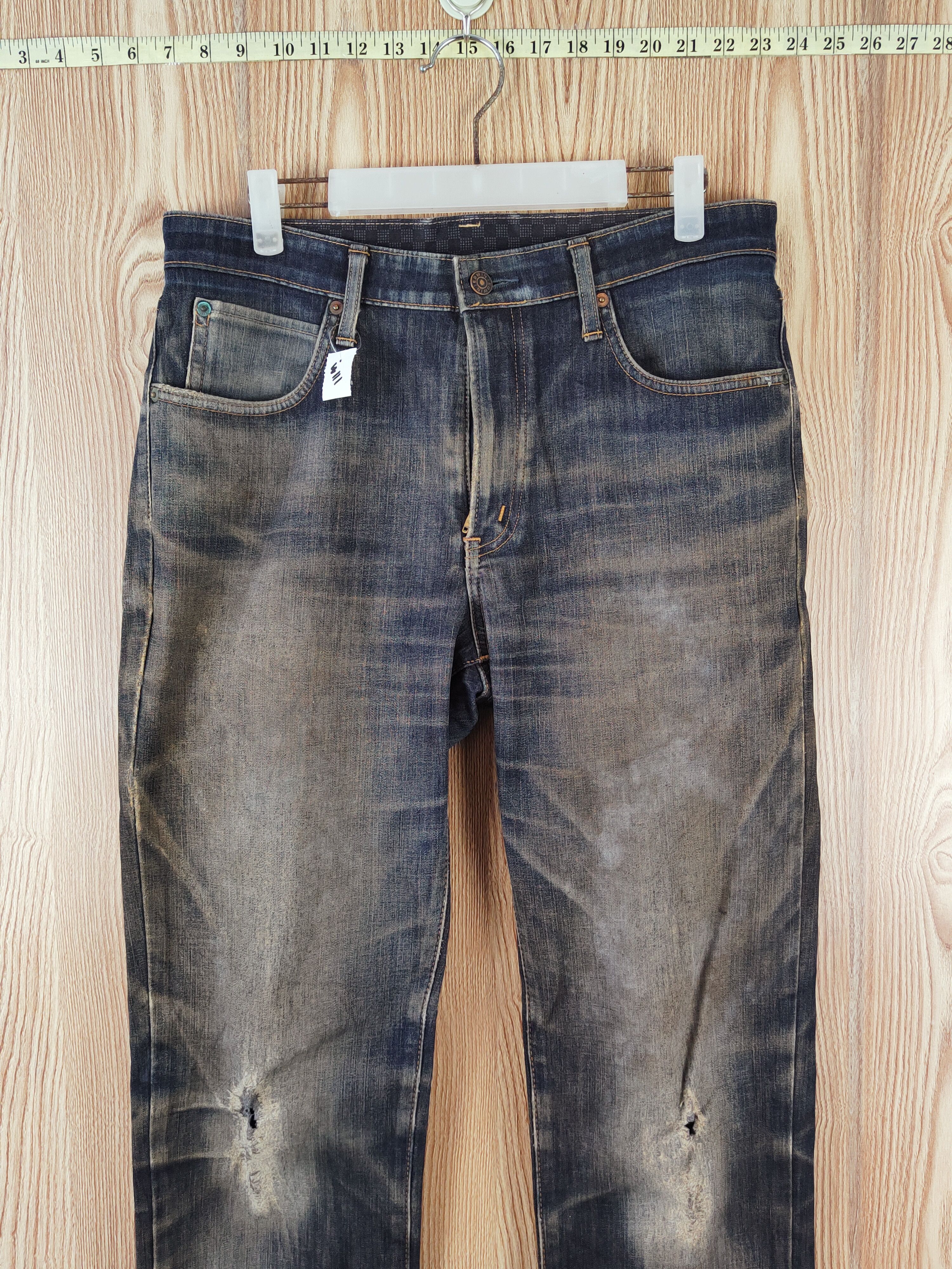 Edwin Edwin Blue Faded Distressed Ripped Jeans#W 111 Size US 32 / EU 48 - 2 Thumbnail