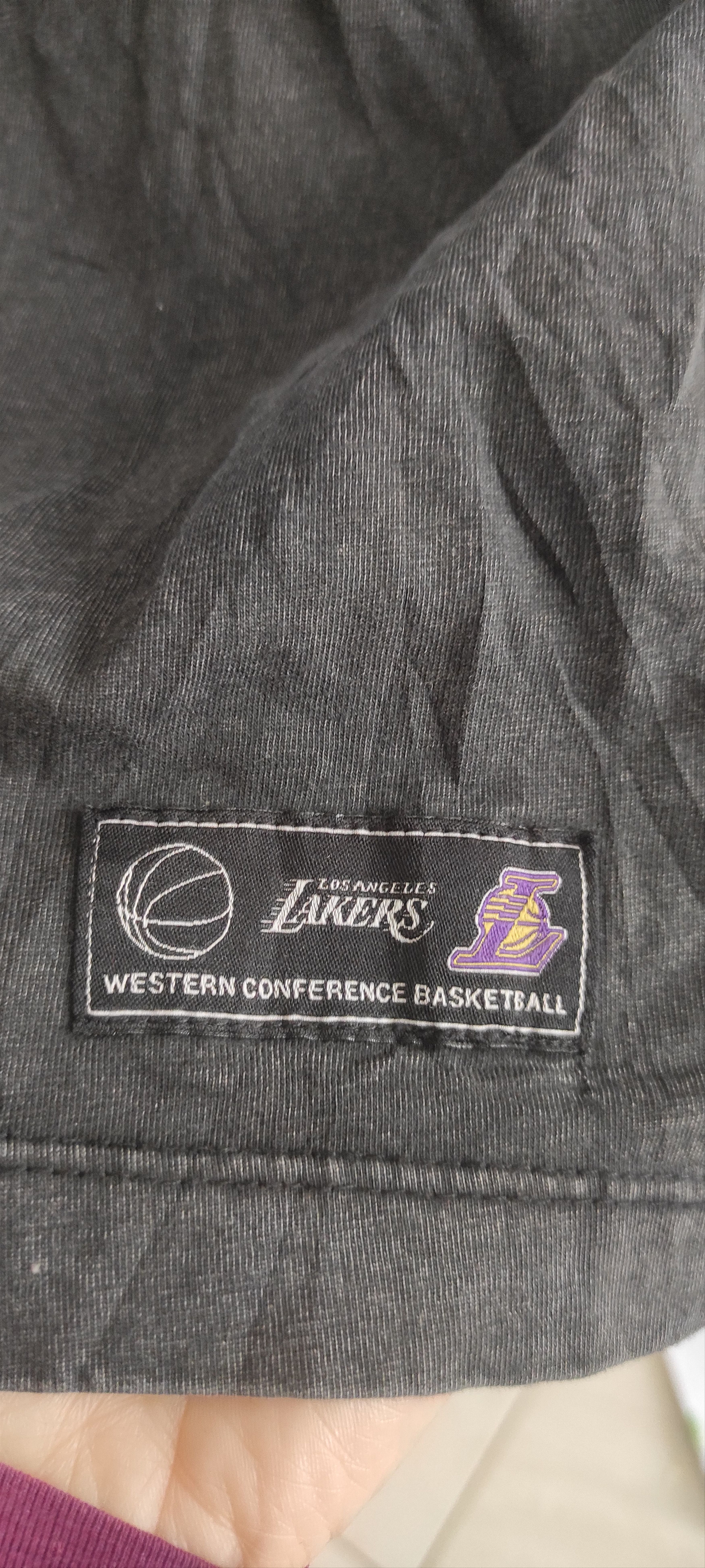 NBA × Vintage NBA Lakers Basketball Tee Graphic Print Los Angeles Lakers Size US XXL / EU 58 / 5 - 6 Thumbnail