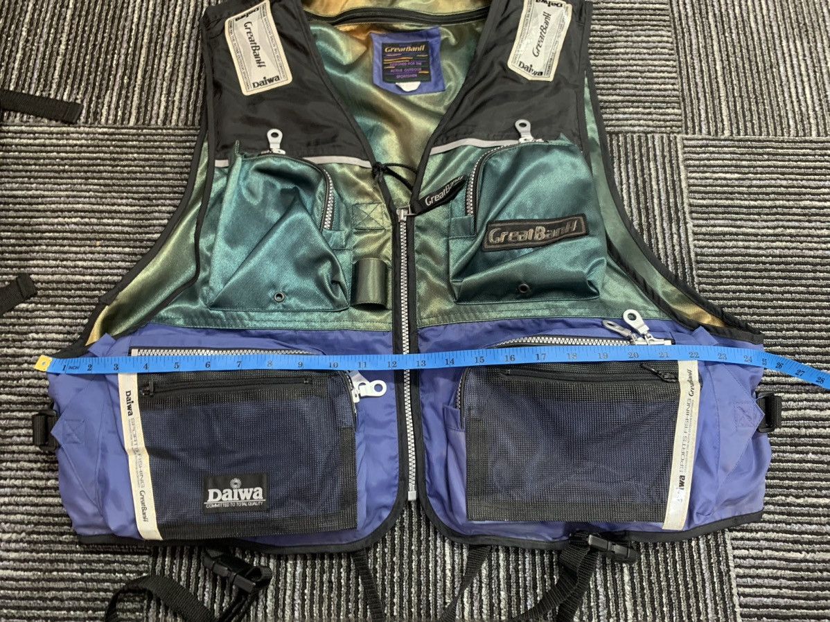 DAIWA Rare Design Vintage Brand Daiwa Greatbanff Fishing Vest 90s Size US L / EU 52-54 / 3 - 18 Thumbnail