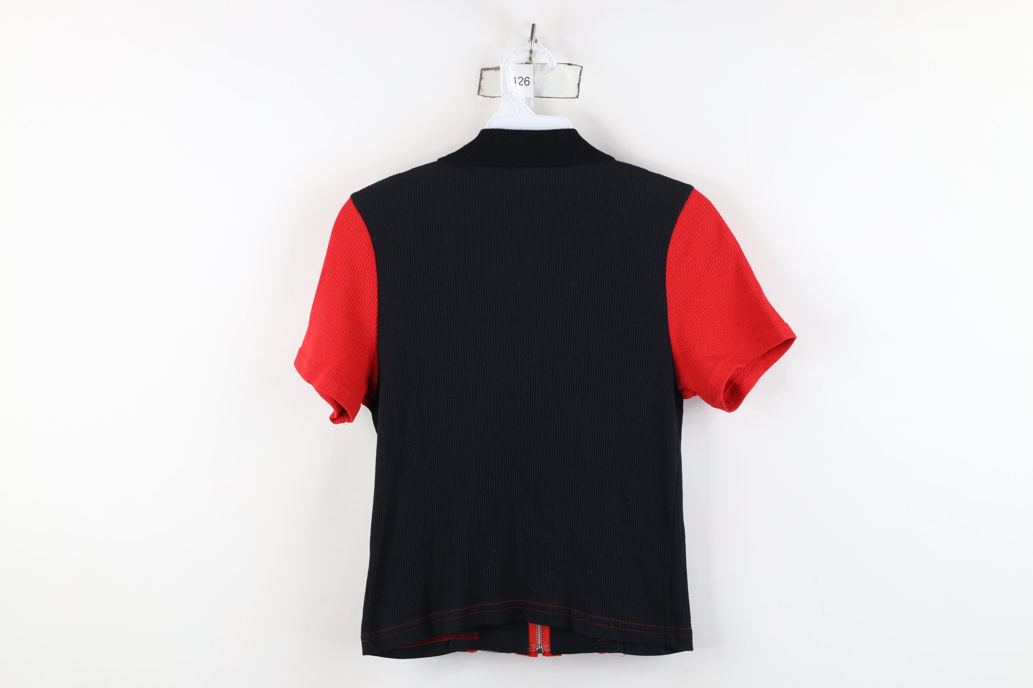 Vintage Vintage 90s Streetwear Panel Knit Full Zip Polo Babydoll USA Size M / US 6-8 / IT 42-44 - 10 Thumbnail
