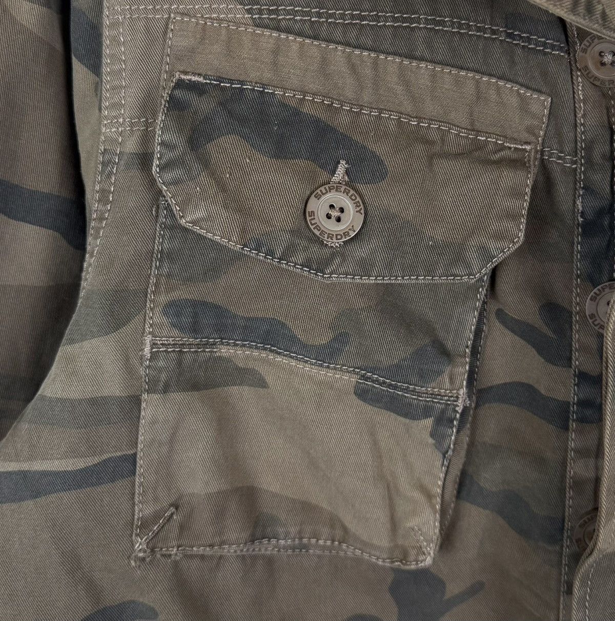 Superdry Superdry Regiment M65 Camouflage Military Jacket Field Top Size US L / EU 52-54 / 3 - 7 Thumbnail