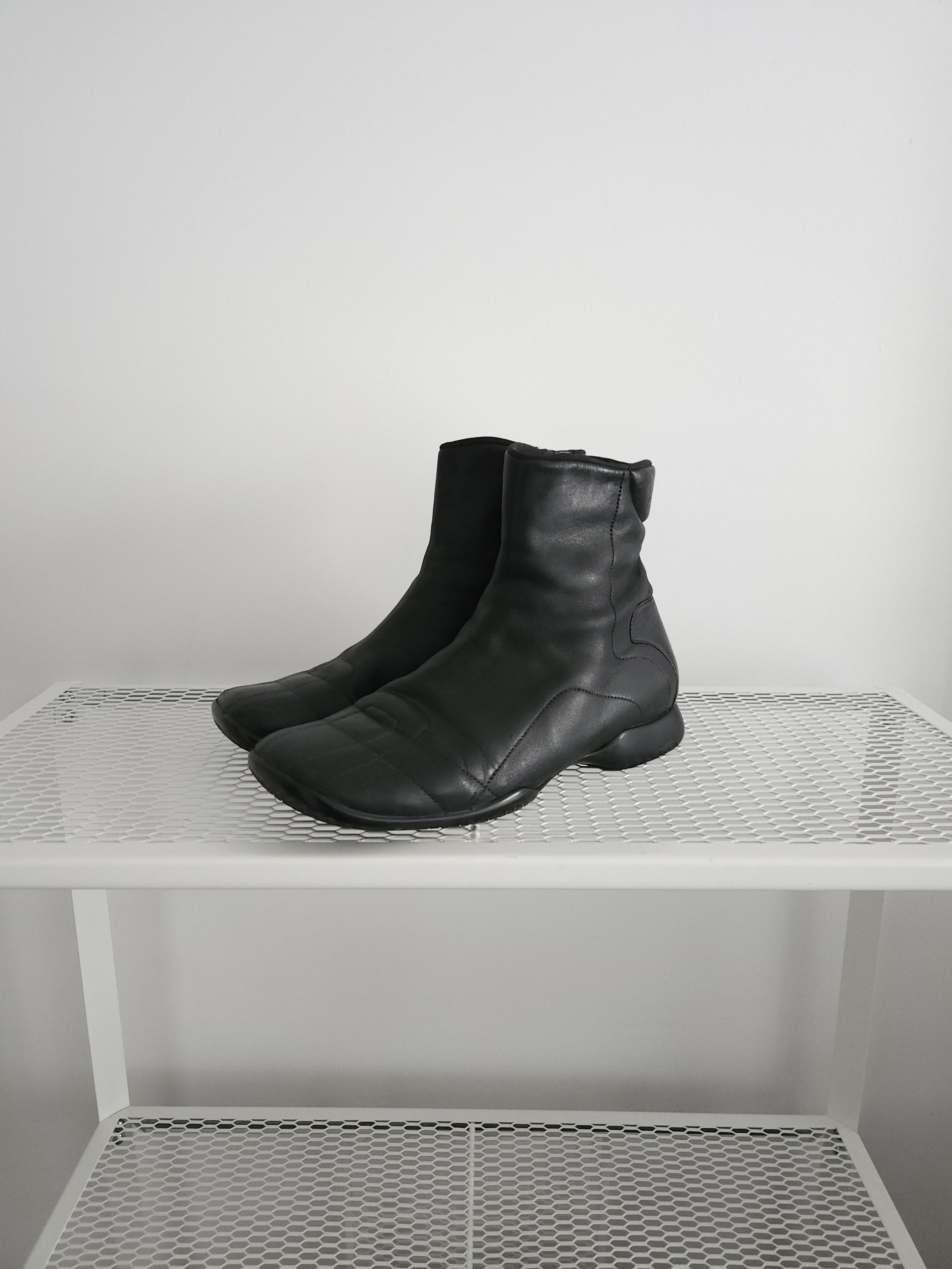 Prada Archive Prada sport red tab leather side zip ankle boots Size US 7 / IT 37 - 2 Thumbnail
