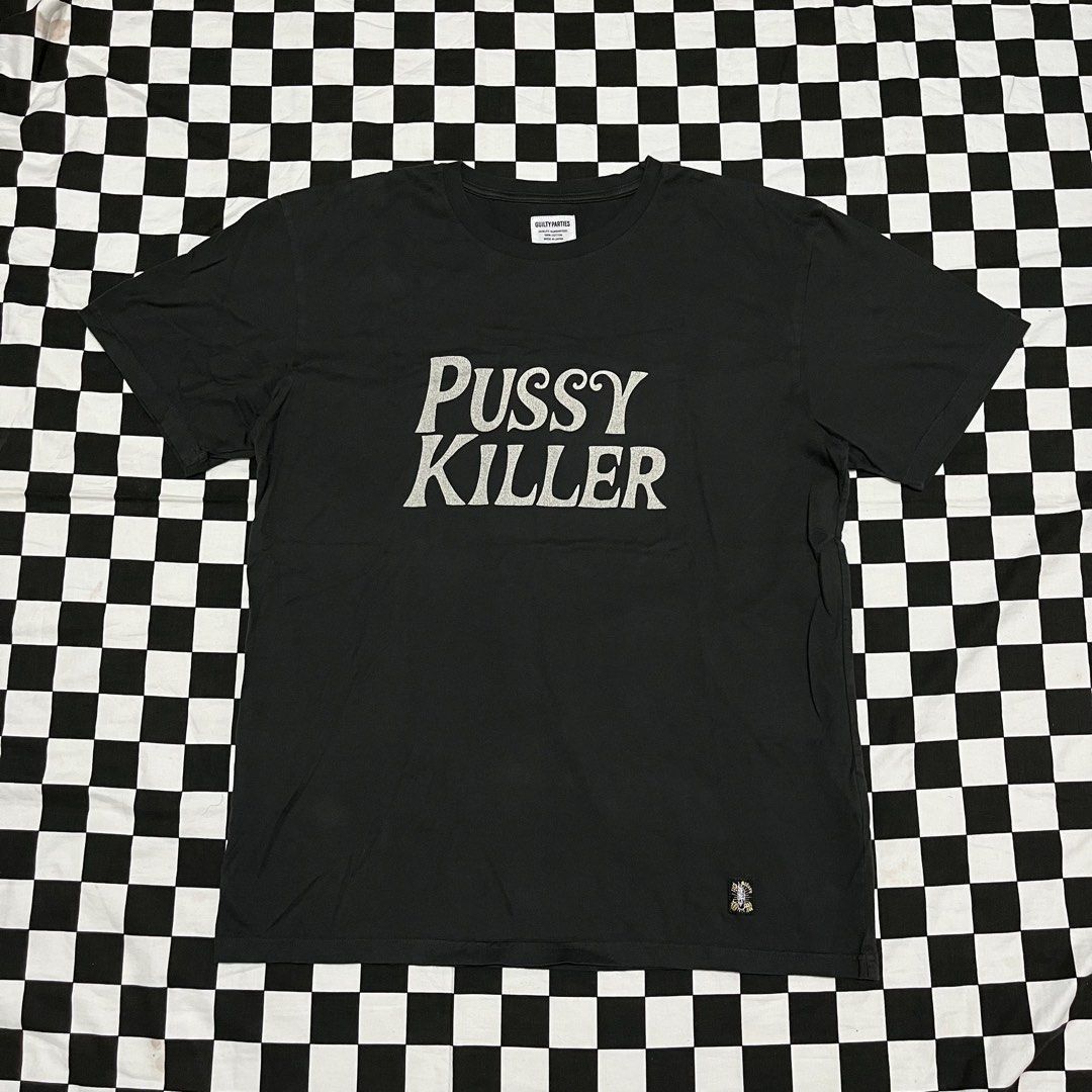 Wacko Maria Wacko Maria "Pussy Killer" Black Tshirt Size US XL / EU 56 / 4 - 1 Thumbnail