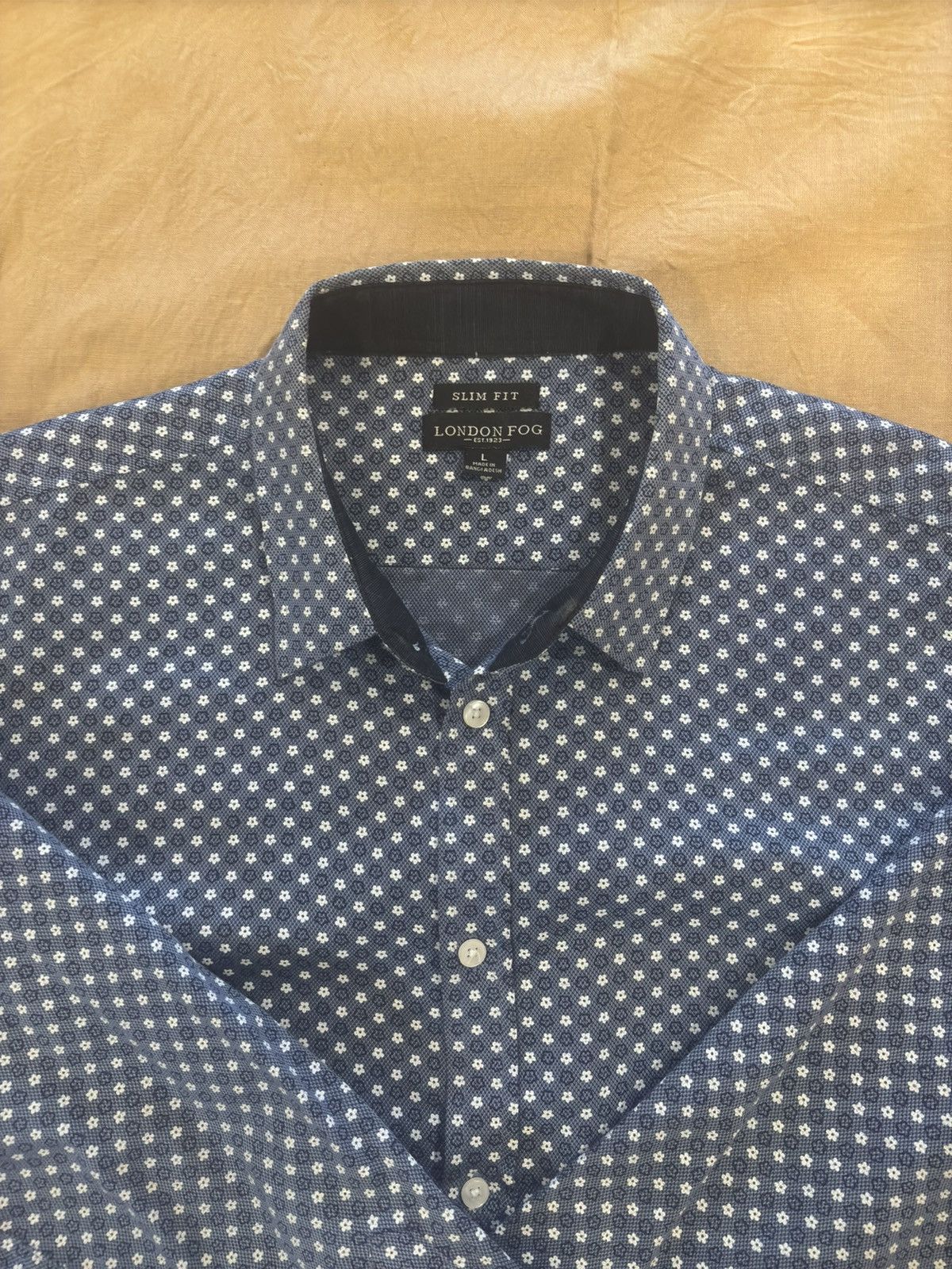 London Fog Casual shirt.ms-15 Size US L / EU 52-54 / 3 - 2 Thumbnail