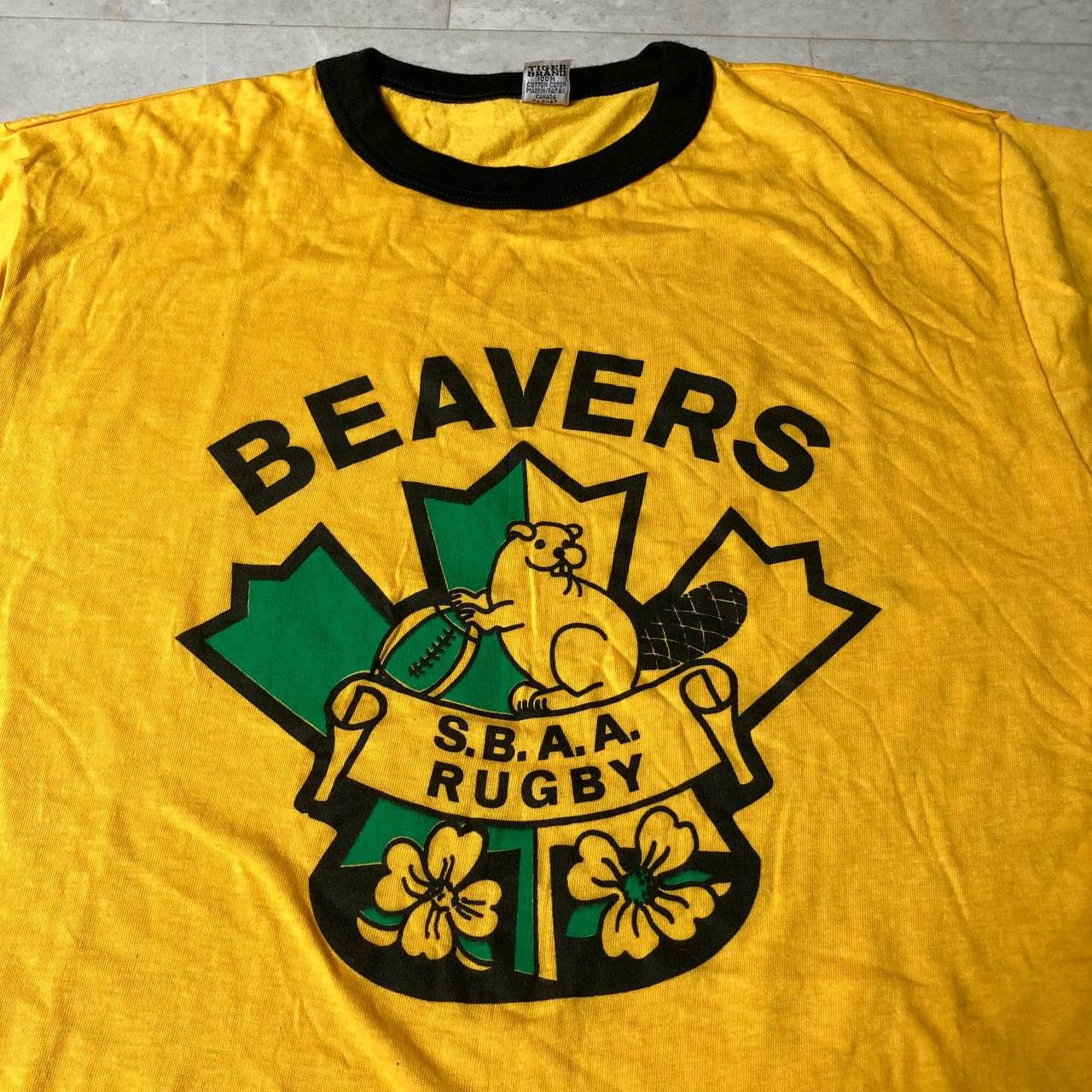 Vintage Vintage Surrey Beavers Rugby Club Canada Tee Size US XL / EU 56 / 4 - 2 Thumbnail