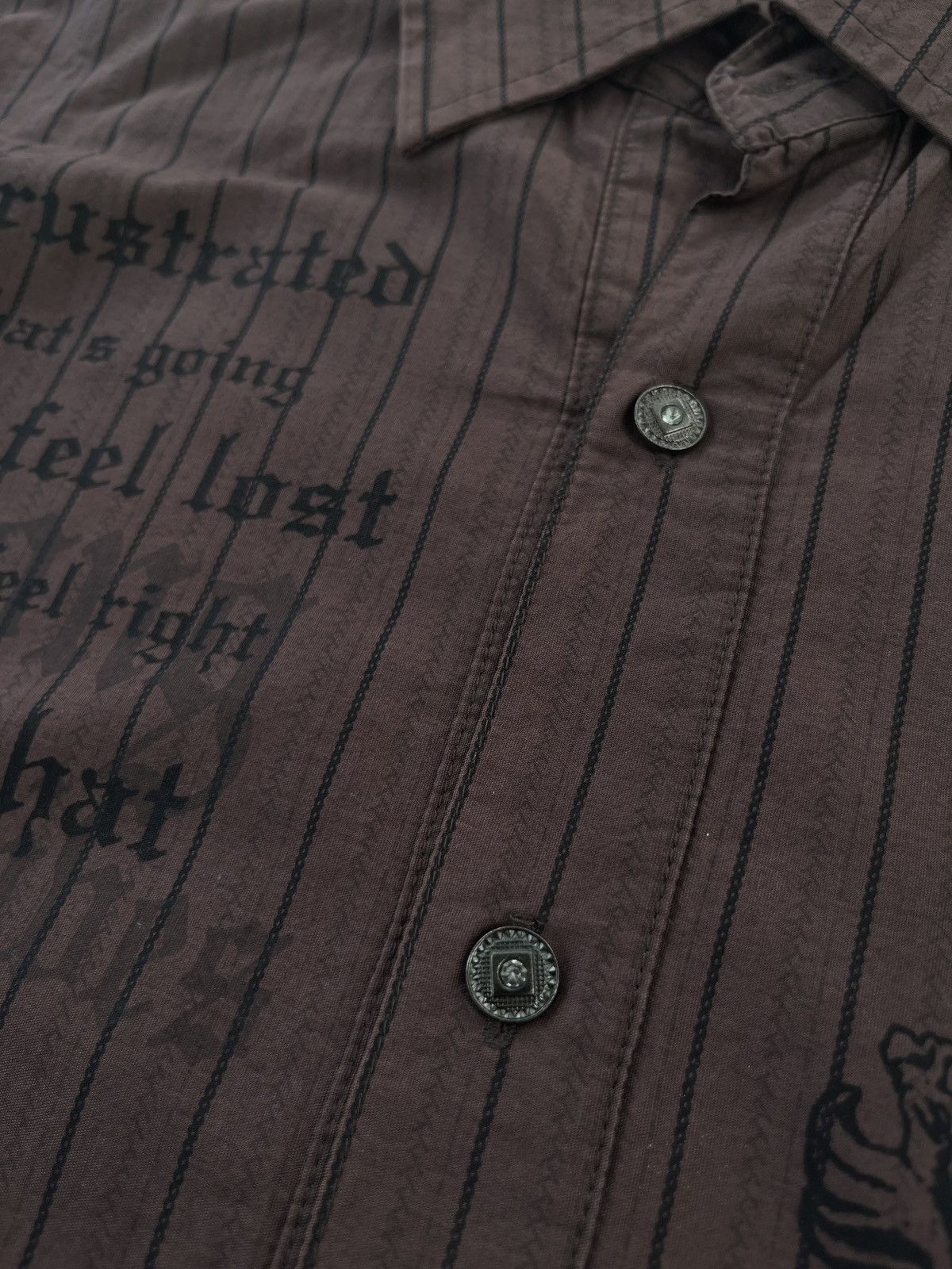 In The Attic IN THE ATTIC CHANGABLE DESIGN POEM SHIRT JAPAN PUNK STYLE Size US L / EU 52-54 / 3 - 4 Thumbnail