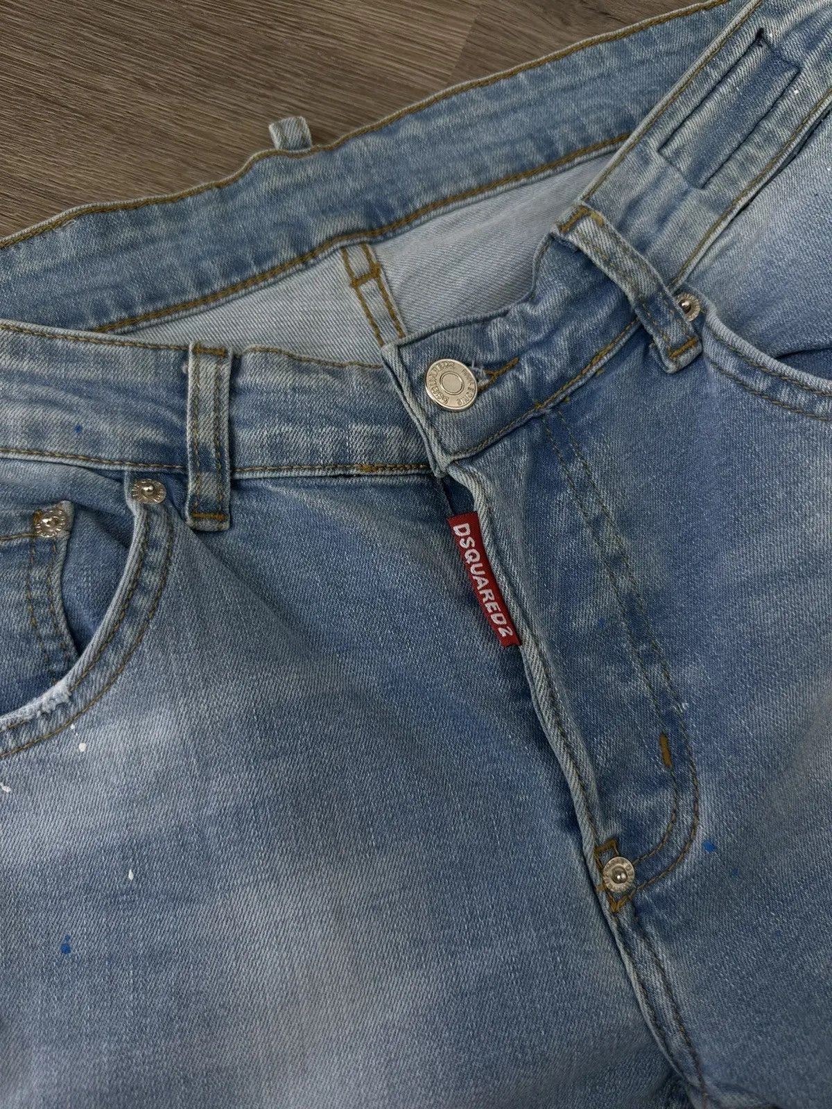 Dsquared2 Vintage Japanese Denim Blue Faded Dsquared Mens Pants Size US 30 / EU 46 - 7 Thumbnail