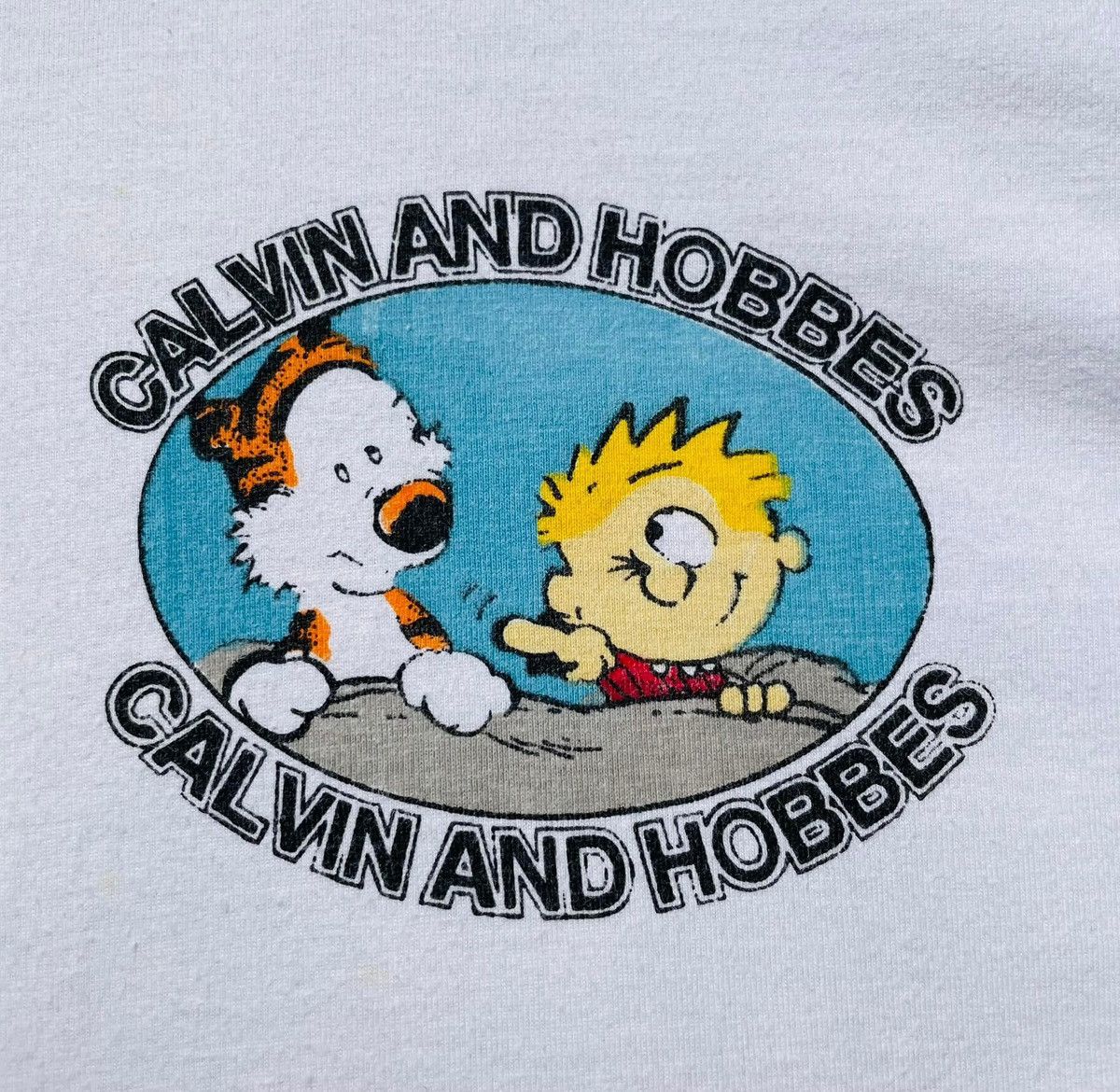 Cartoon Network 🔥Accept Binding Offer🔥 Vintage 90s Calvin And Hobbes Size US L / EU 52-54 / 3 - 4 Thumbnail