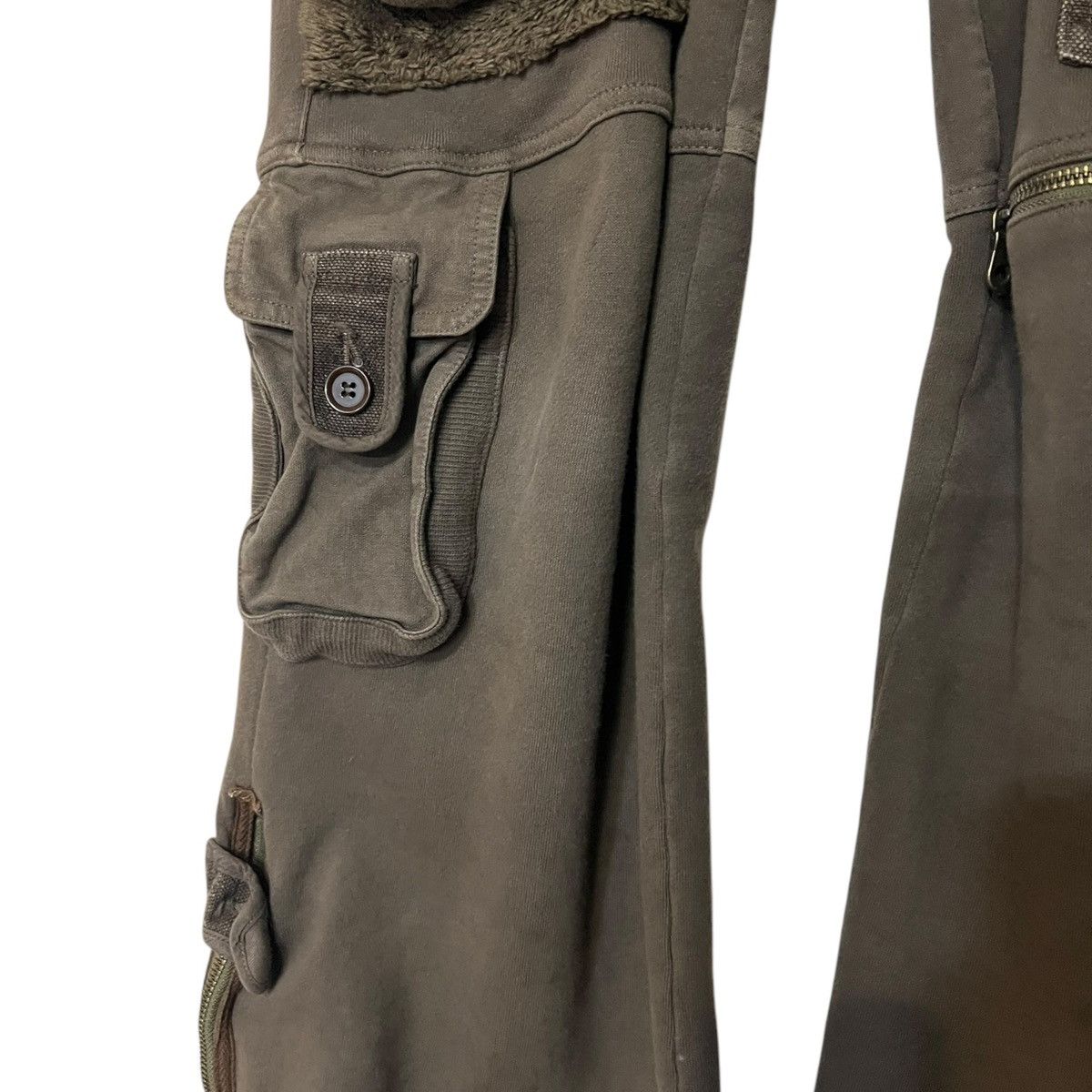 Share Spirit Homme Share spirit hybrid fur sweat cargo pants Size US 30 / EU 46 - 3 Thumbnail