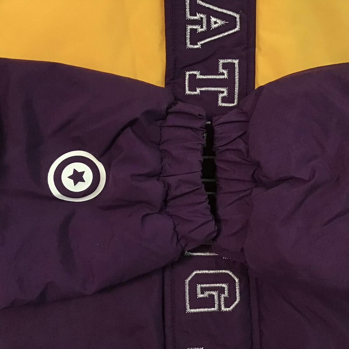Bape Shark hoodie batting jacket purple x yellow a batting ape Size US M / EU 48-50 / 2 - 6 Thumbnail