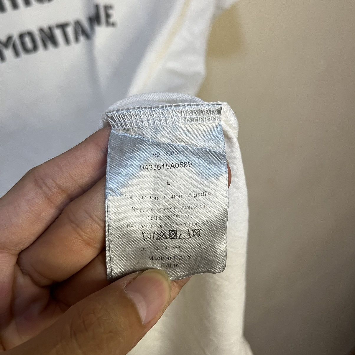 Dior Christian Dior Atelier Avenue Montaigne Logo White Shirt Size US L / EU 52-54 / 3 - 14 Thumbnail