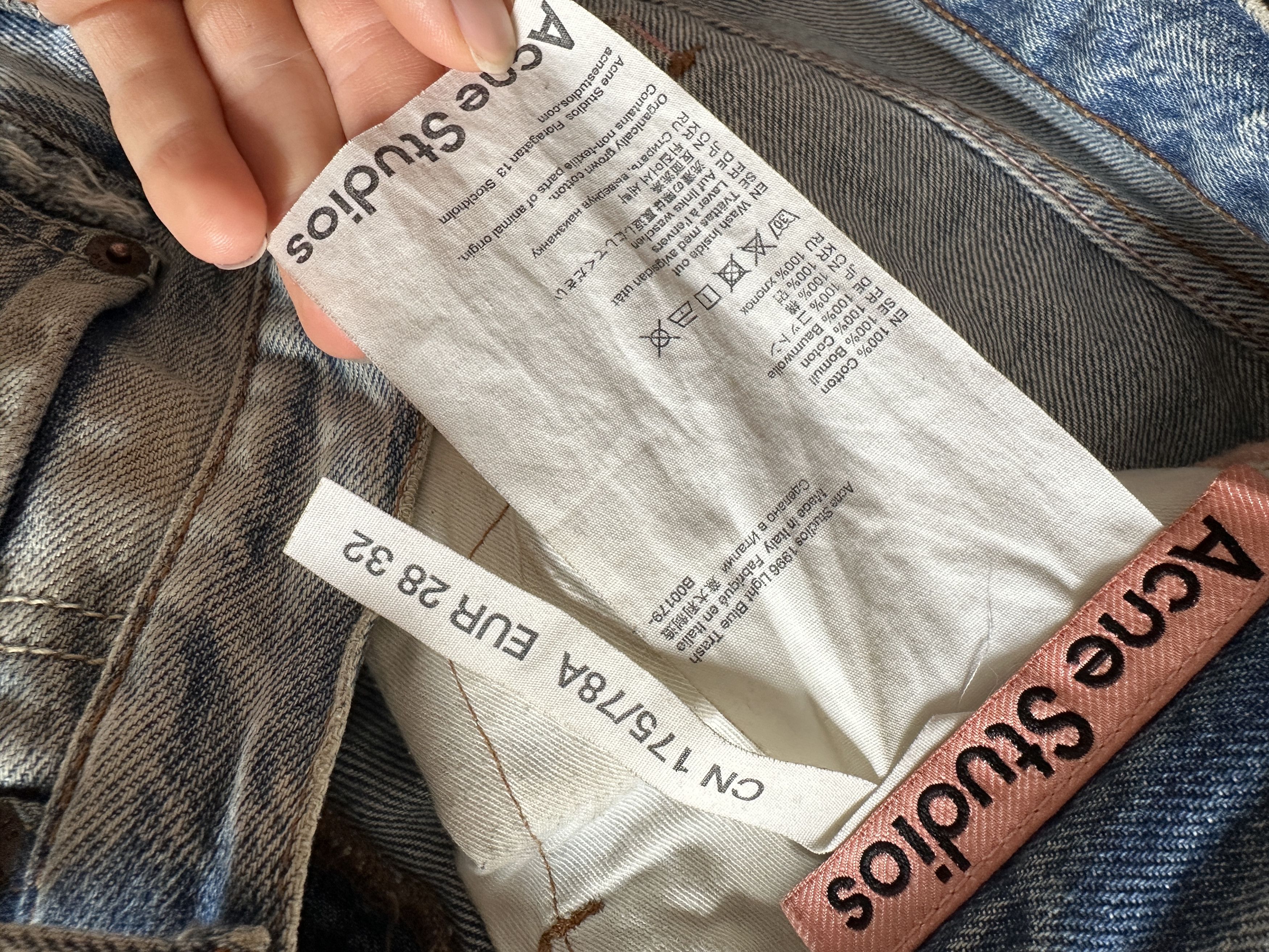 Acne Studios Acne Studios 1996 Light Blue Trash Jeans Size US 30 / EU 46 - 6 Thumbnail