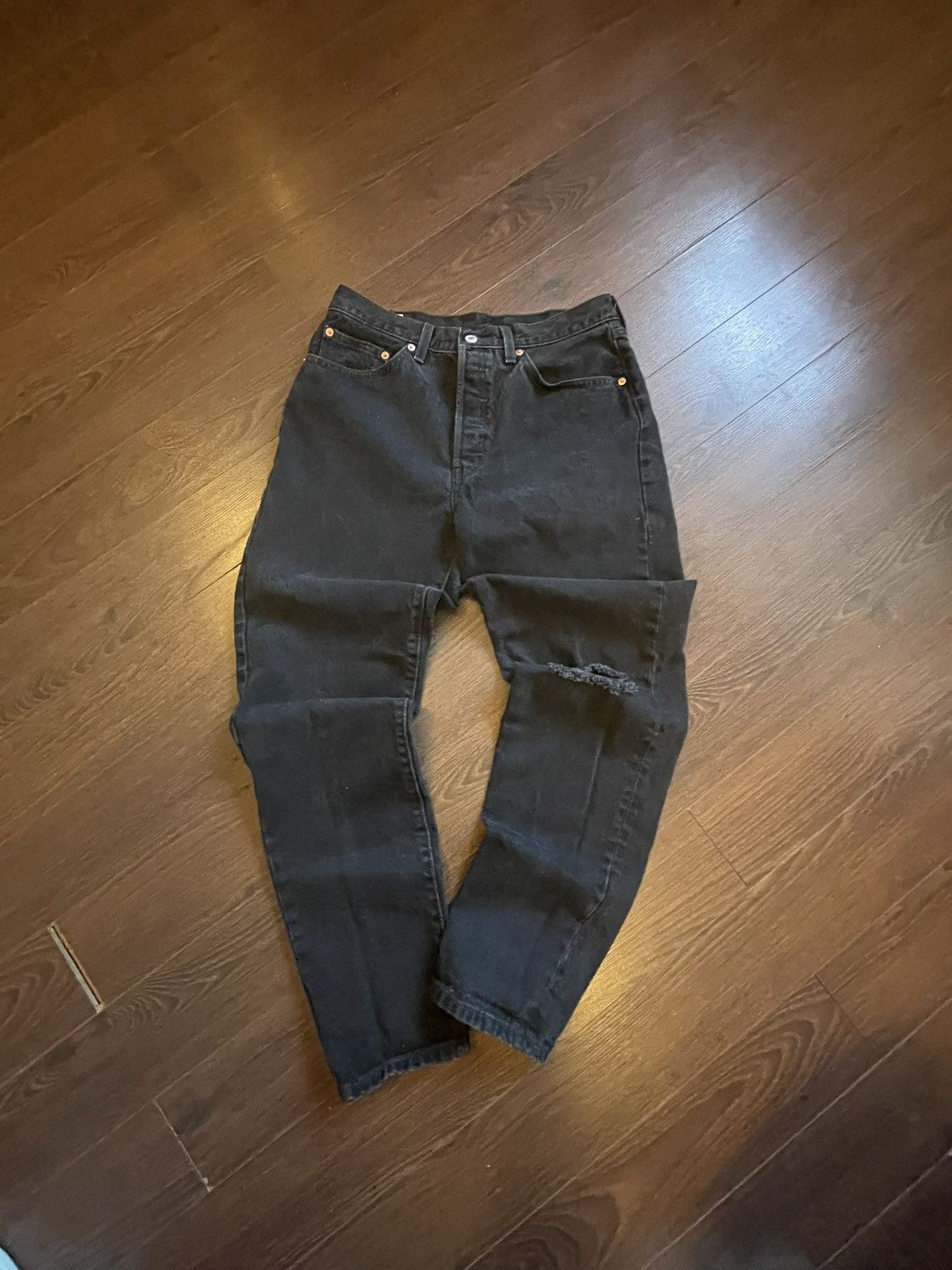 Levi's Levi’s 501 ’81 Premium Faded Black Denim Size US 30 / EU 46 - 1 Thumbnail