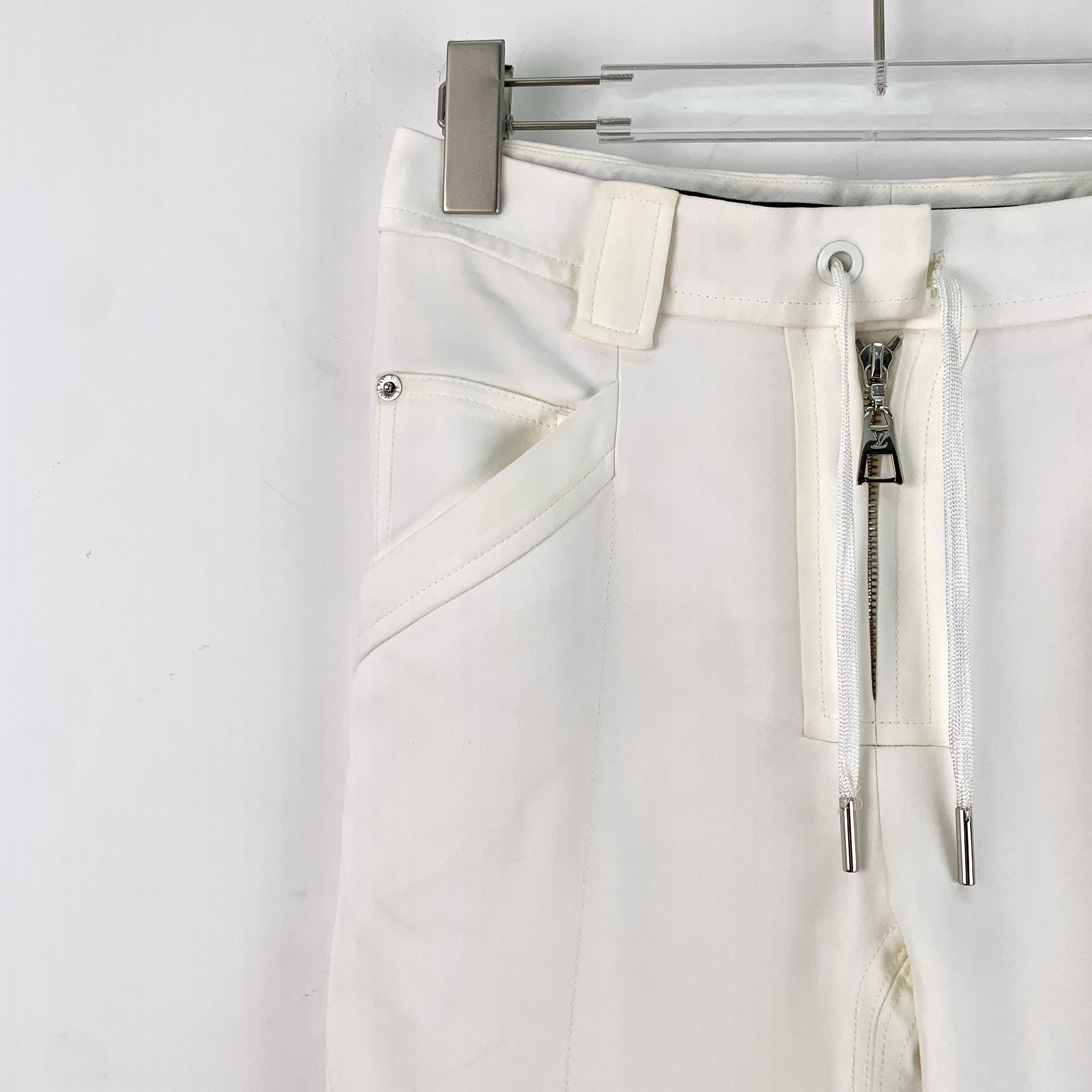 Louis Vuitton Louis Vuitton Pants White Trousers (Size 34/XXS) Size 24" / US 00 / IT 34 - 7 Thumbnail