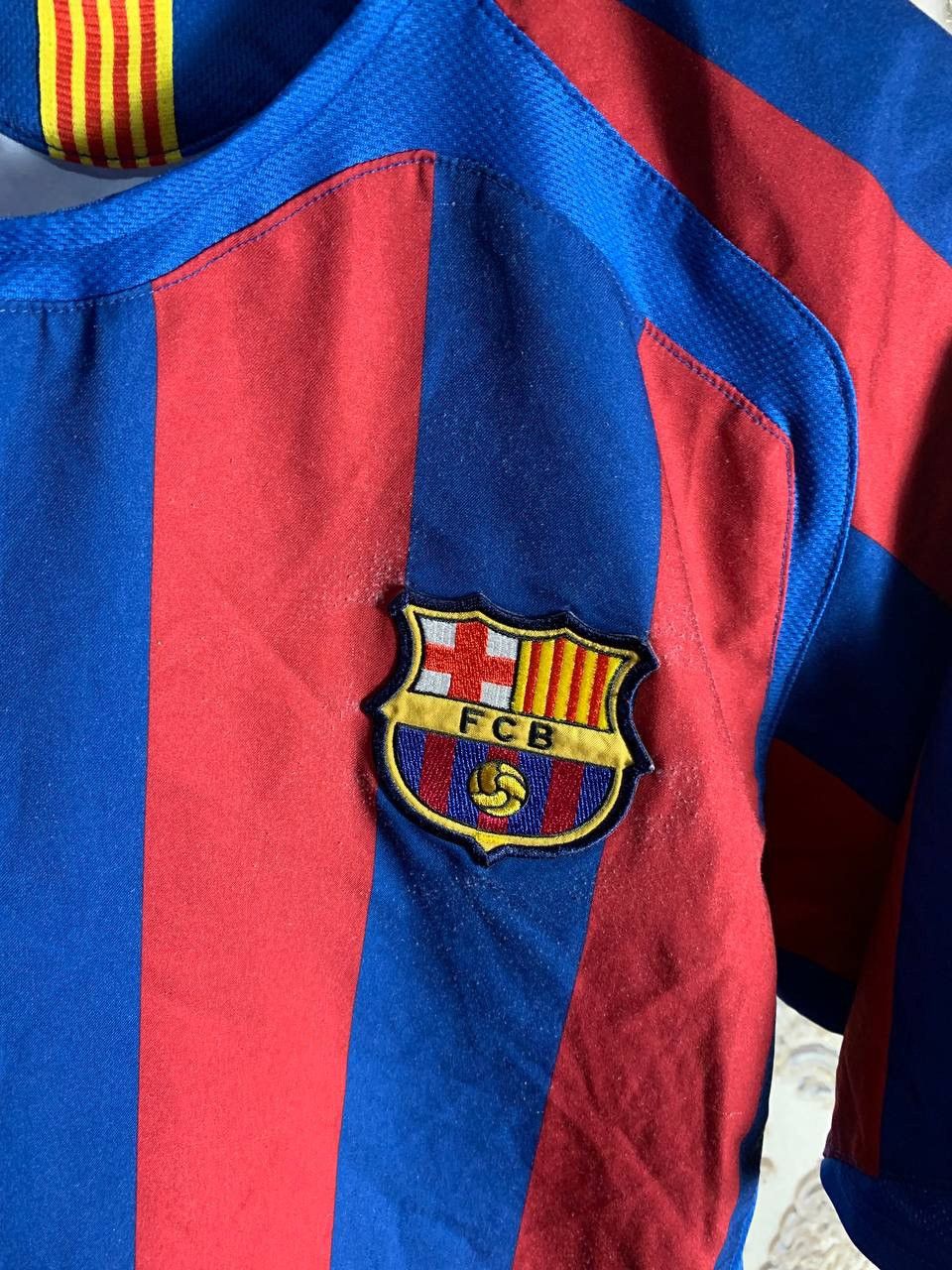 Nike VERY RARE NIKE FC BARCELONA SPAIN SOCCER JERSEY RETRO 90s Size US L / EU 52-54 / 3 - 5 Thumbnail