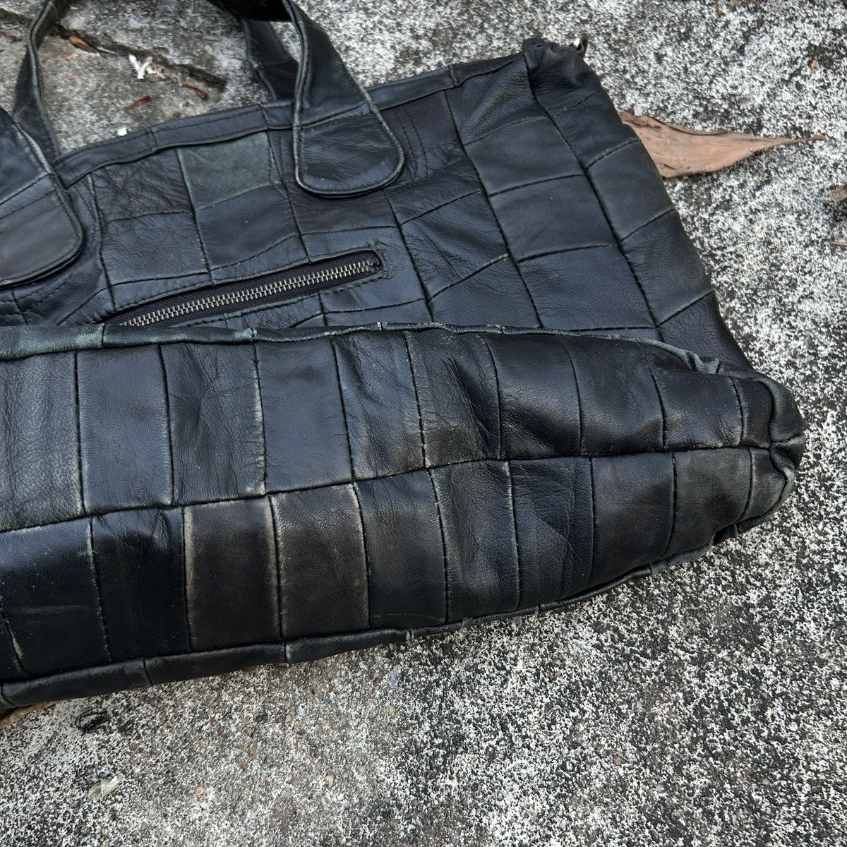 Handmade Vintage Genuine leather Bag Skull feel like chrome Size ONE SIZE - 19 Thumbnail