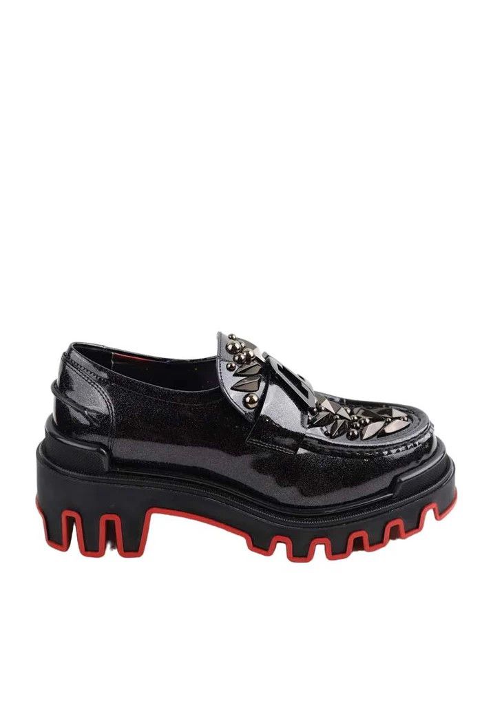Christian Louboutin o1s1wg110625 Loafers in Black Size US 10 / EU 43 - 1 Thumbnail