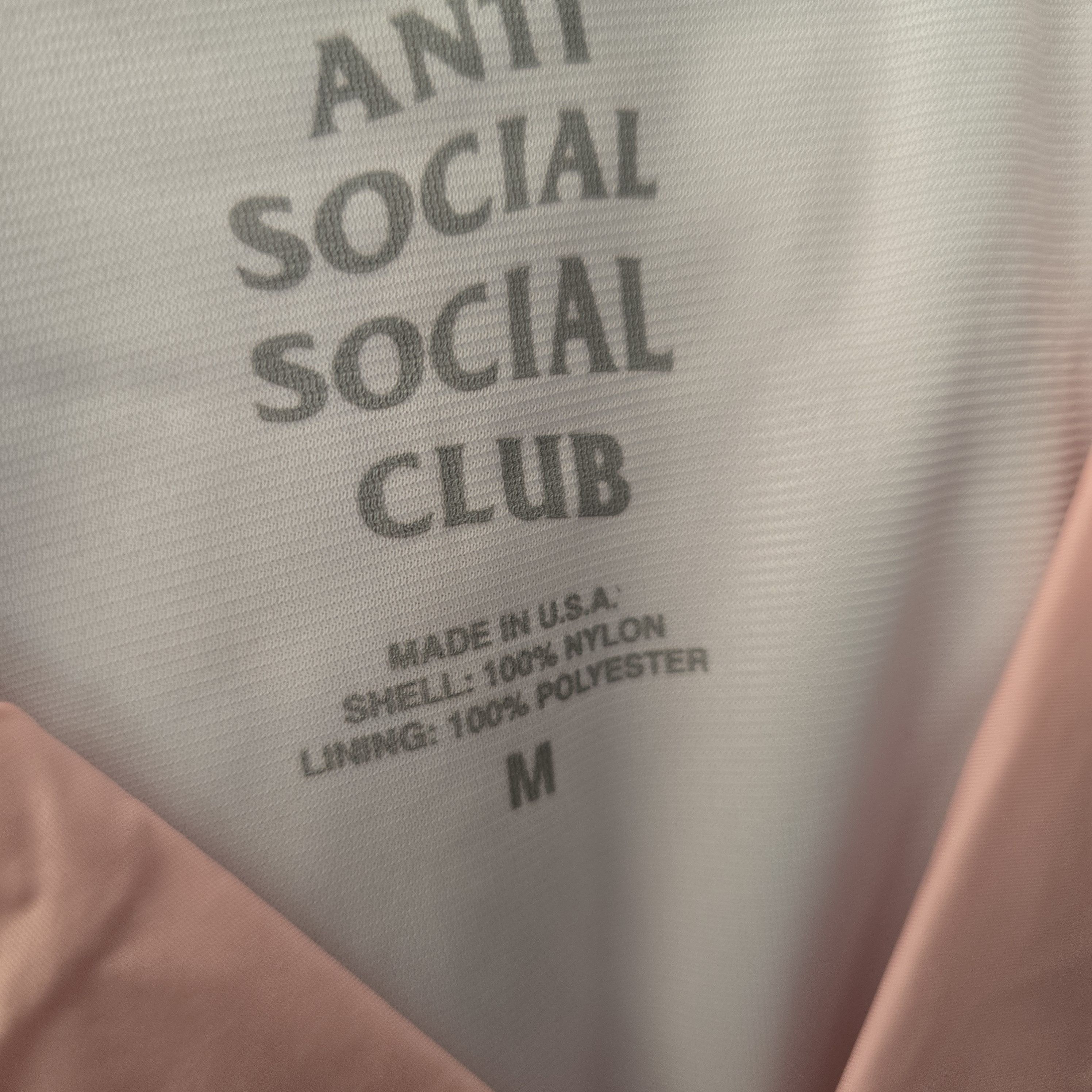 Anti Social Social Club NEW] ASSC COACHES JACKET Pink, Med, Size US M / EU 48-50 / 2 - 2 Thumbnail
