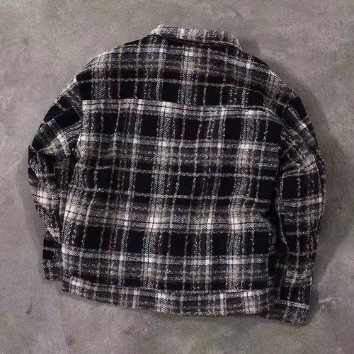 Japanese Brand Vintage Street Striped Plaid Loose Casual Jacket Coat Size US L / EU 52-54 / 3 - 2 Thumbnail