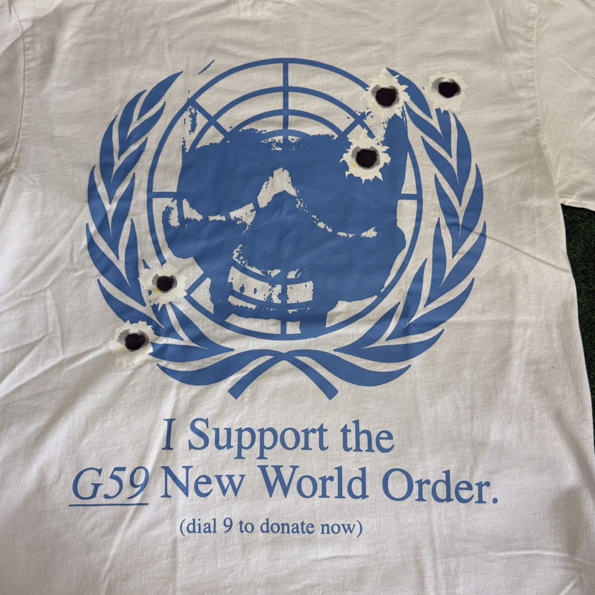 G59 Records G59 records “new world order” tee Size US L / EU 52-54 / 3 - 2 Thumbnail